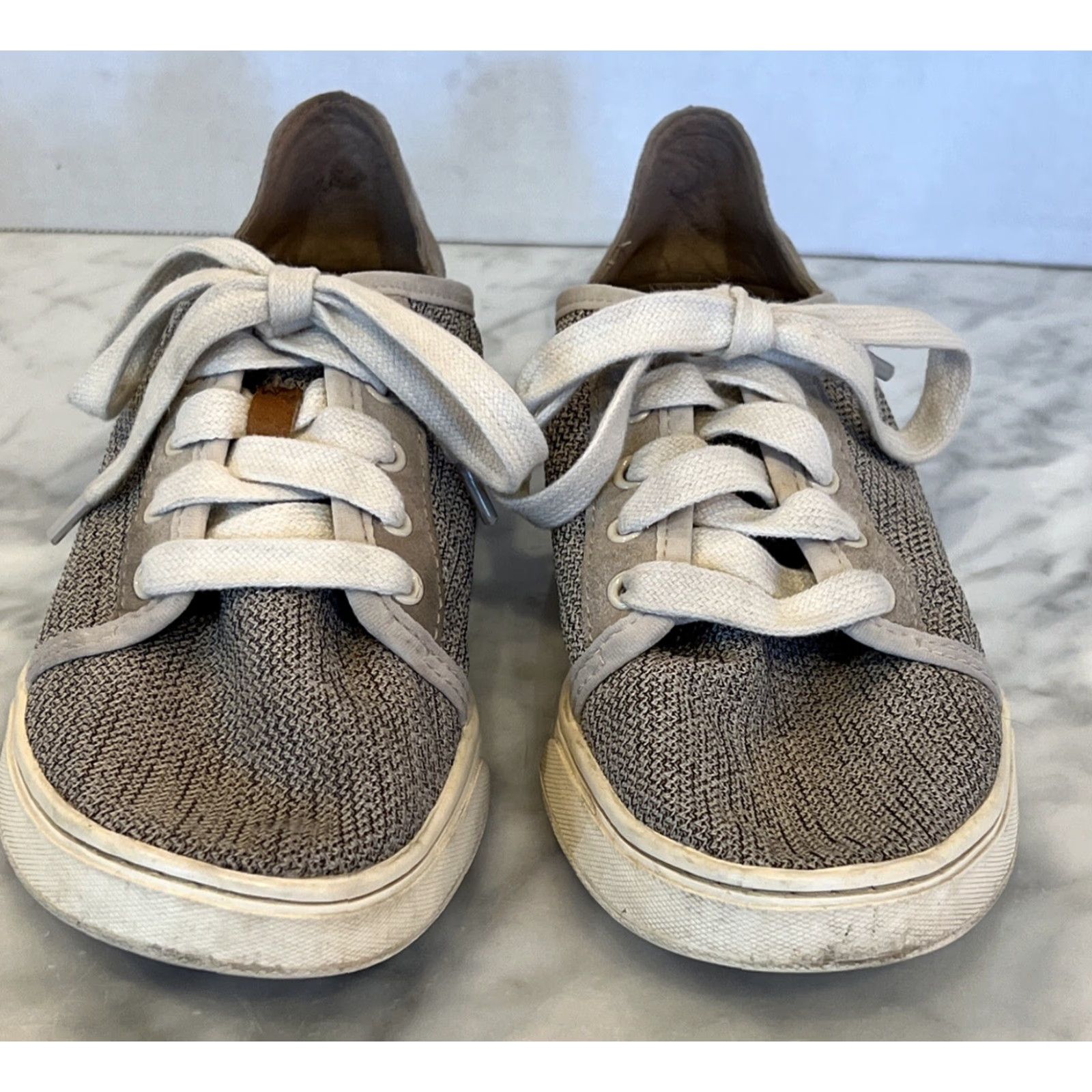 Olukai OluKai Pehuea Li Sneaker Women’s 7.5 Grey Knit Lightweight Casual Nonmarking Footwear Size US 7.5 / IT 37.5 - 3 Thumbnail