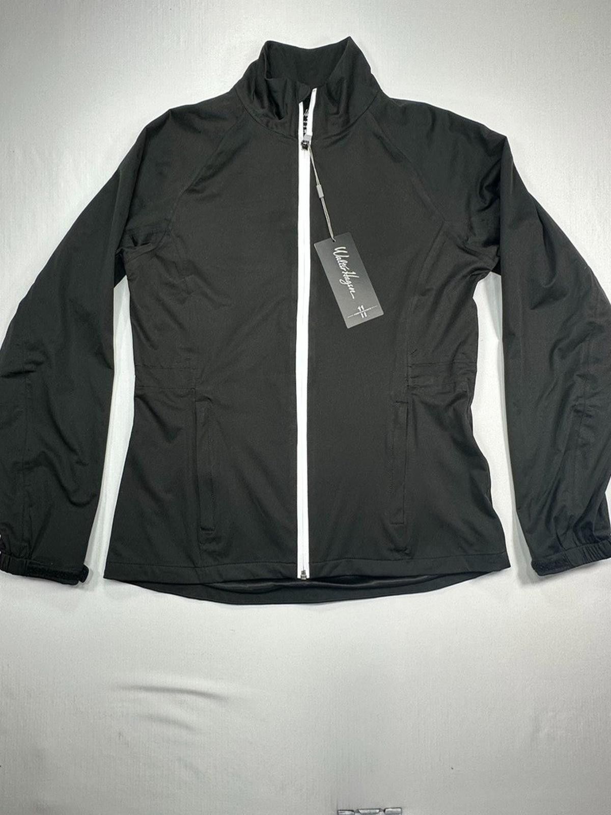 Other Walter Hagen Waterproof Full Zip Rain Coat Black Women XS Size XS / US 0-2 / IT 36-38 - 1 Thumbnail