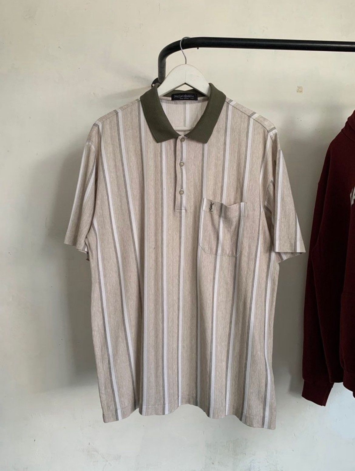 Yves Saint Laurent Yves Saint Laurent YSL Polo Shirt Size US L / EU 52-54 / 3 - 2 Thumbnail