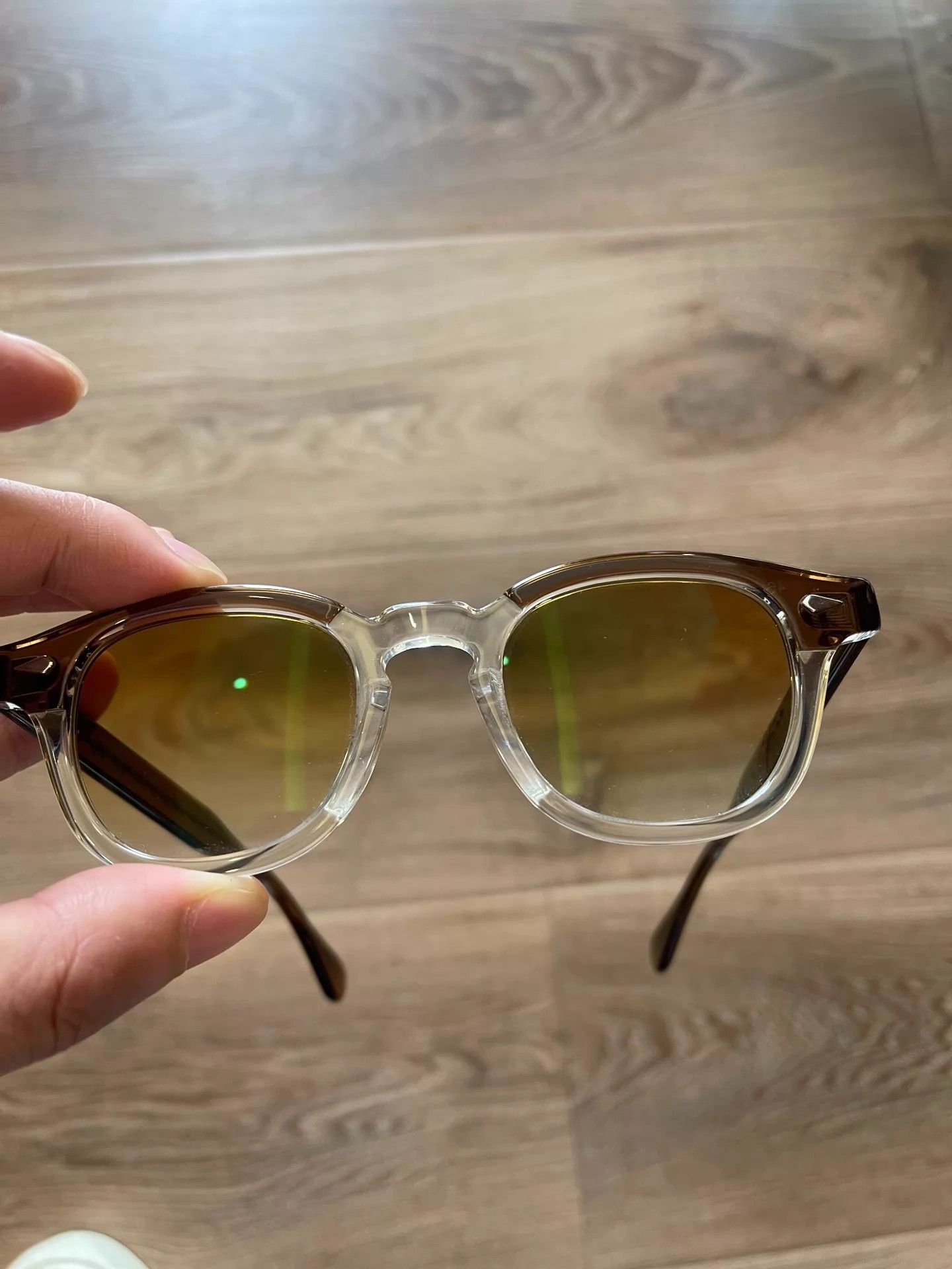 Julius JULIUS TART Japanese Handmade Dyed Gradient Warm Frames 46□22 Size ONE SIZE - 8 Thumbnail