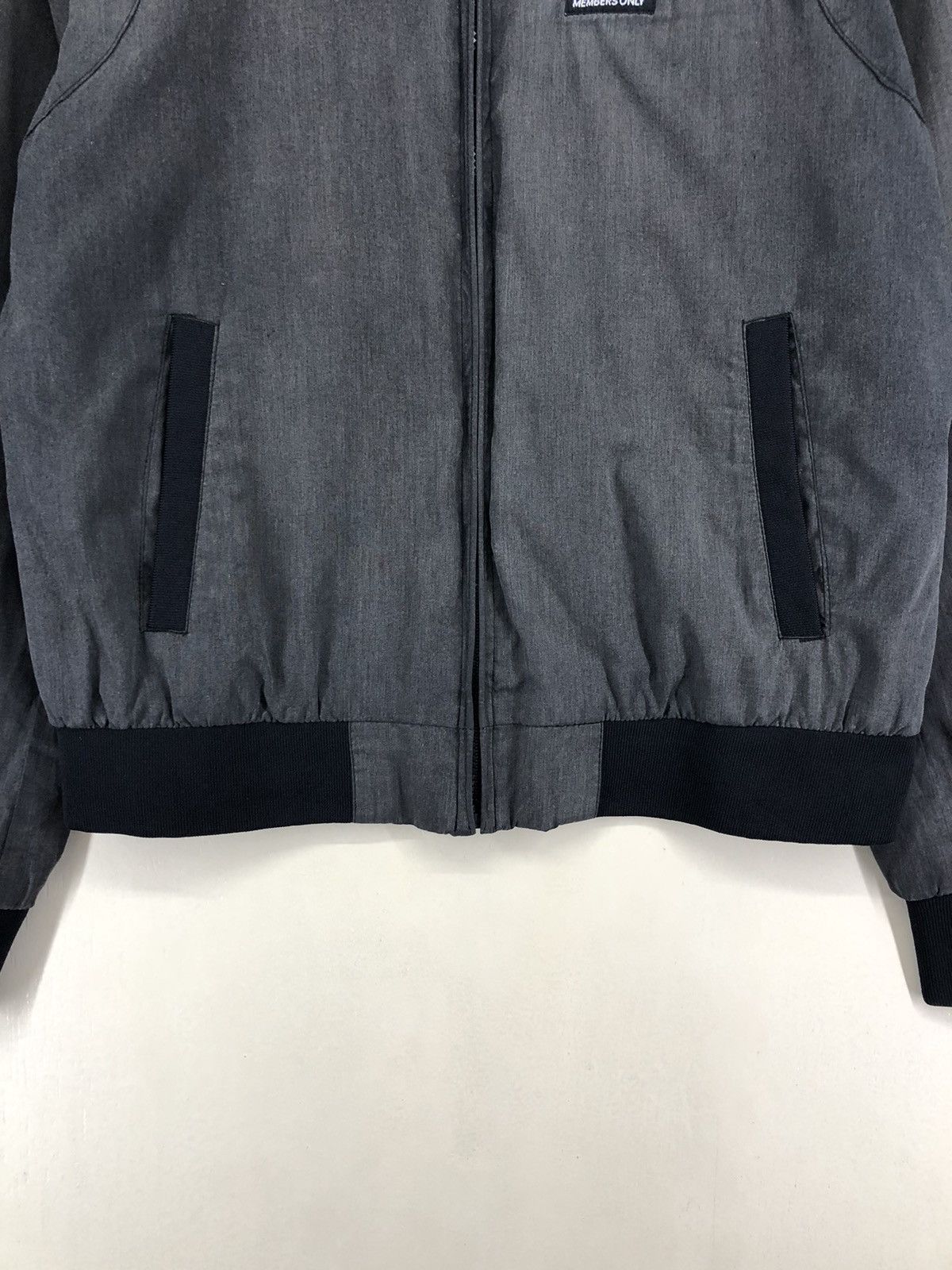 Members Only Members Only Faded Grey Racer Jacket Size US M / EU 48-50 / 2 - 12 Thumbnail