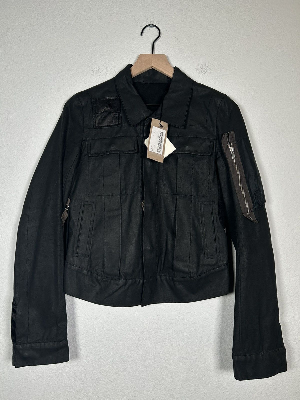 Rick Owens SS03 Suckerball Waxed Reconstructed Scrap Jacket Size US XS / EU 42 / 0 - 2 Thumbnail