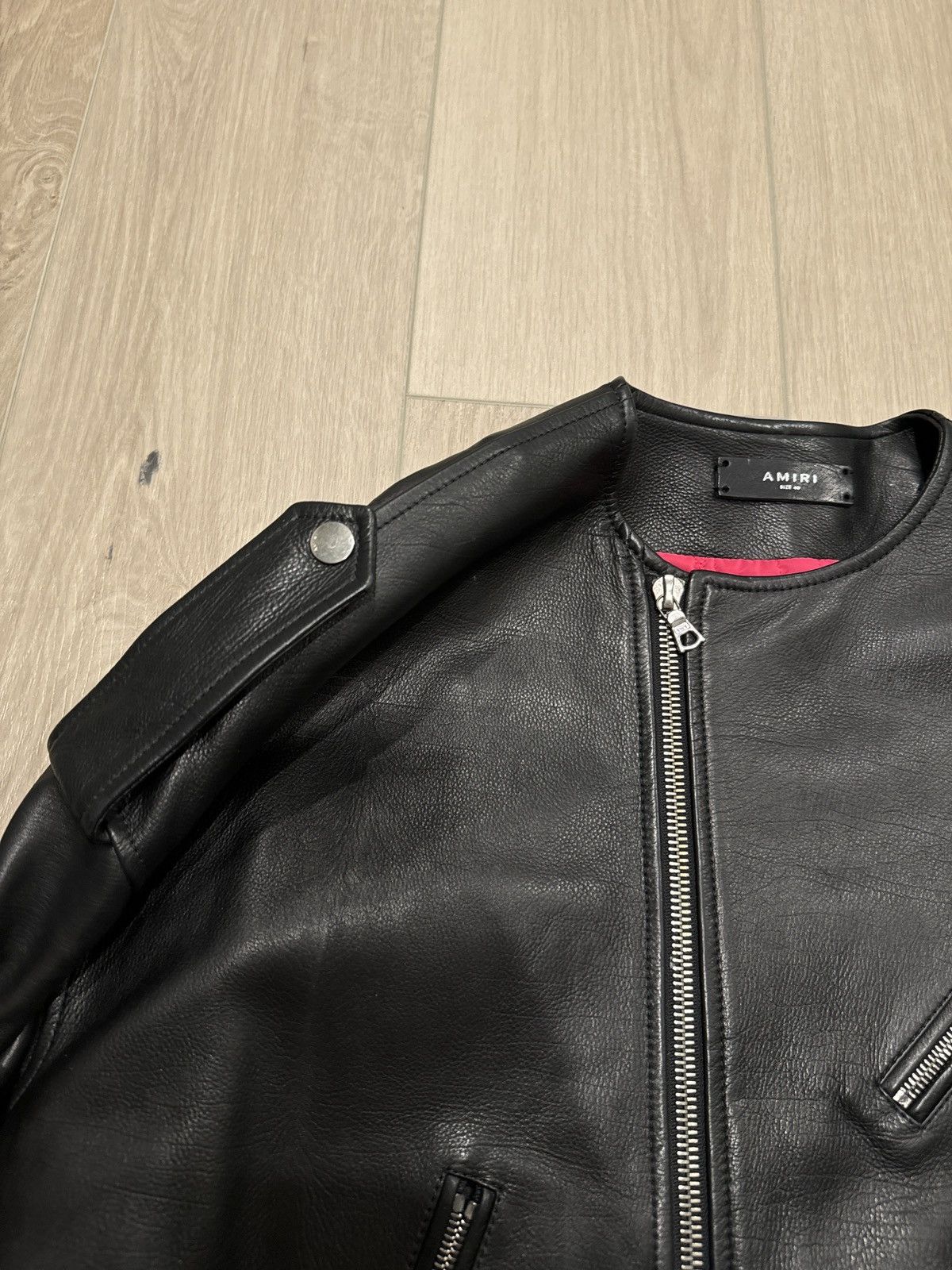Amiri Amiri Leather Coat Size S / US 4 / IT 40 - 12 Thumbnail