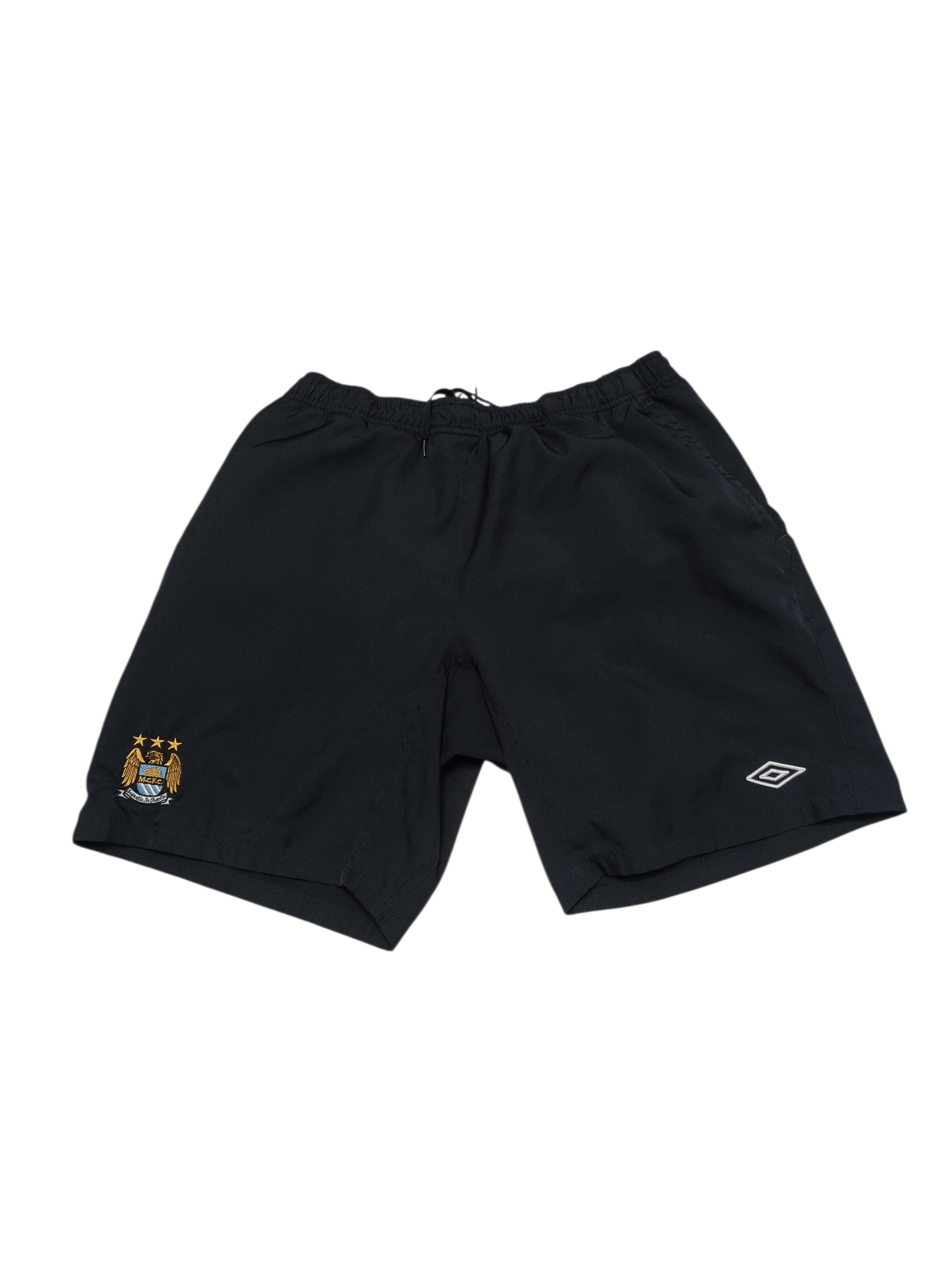 Umbro MANCHESTER CITY UMBRO VINTAGE NYLON SHORTS SOCCER DRILL Size US 36 / EU 52 - 1 Thumbnail