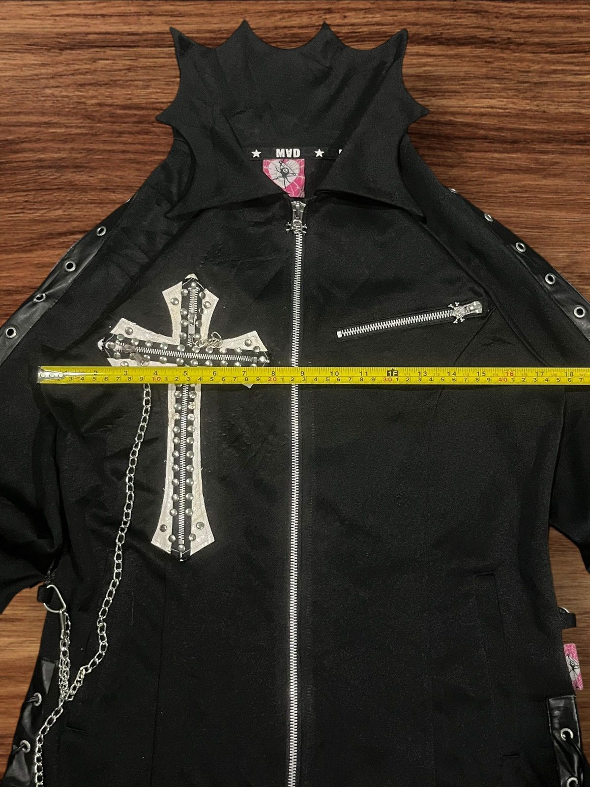 Japanese Brand × Seditionaries Mad Girl Long Black Crosses Gothic Steampunk Dead Soul Coat Size S / US 4 / IT 40 - 18 Thumbnail