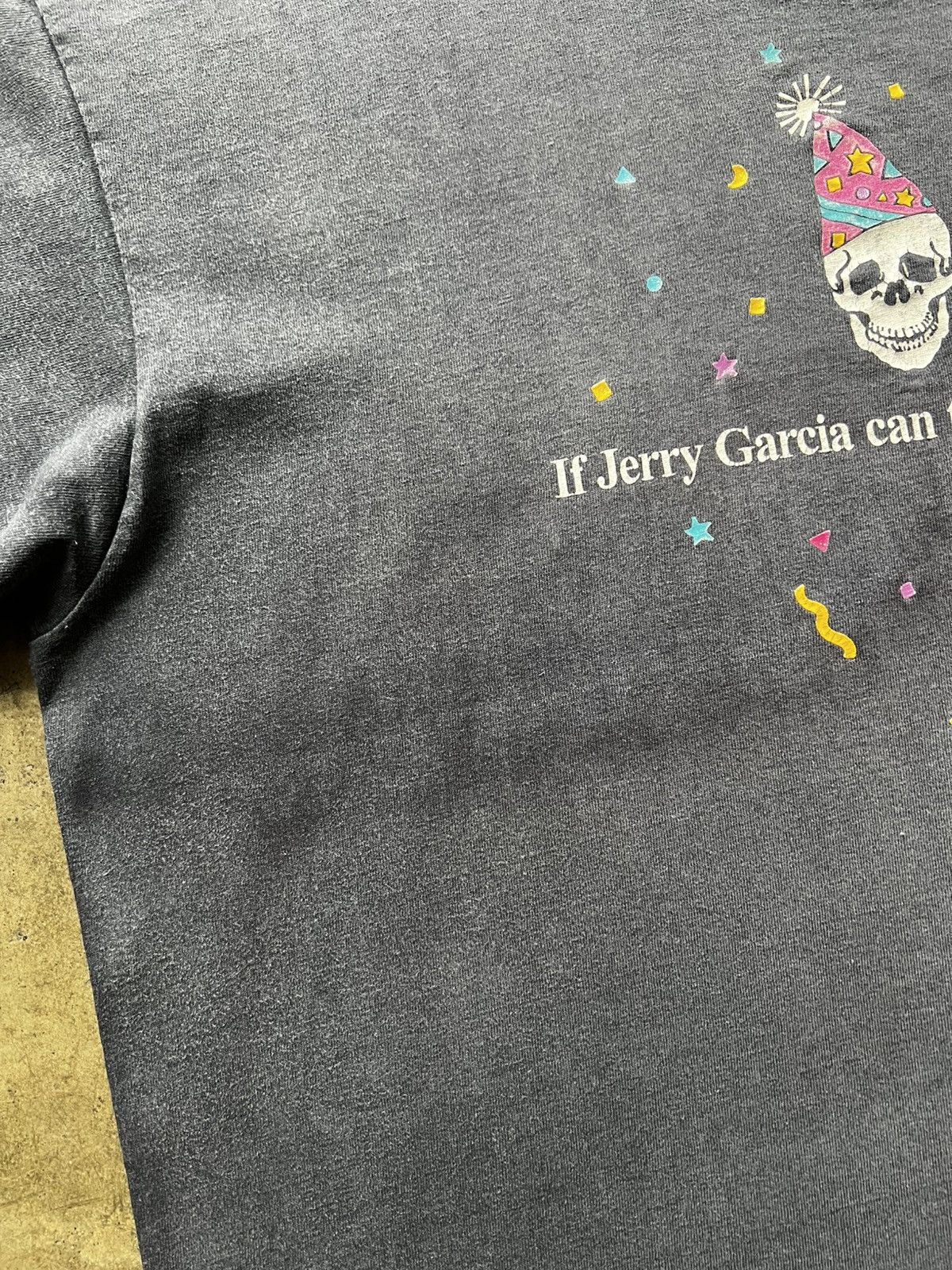 Vintage ‘90s If Jerry Garcia Can Turn 50 Band Tee Shirt Humor Parody Size US XL / EU 56 / 4 - 7 Thumbnail