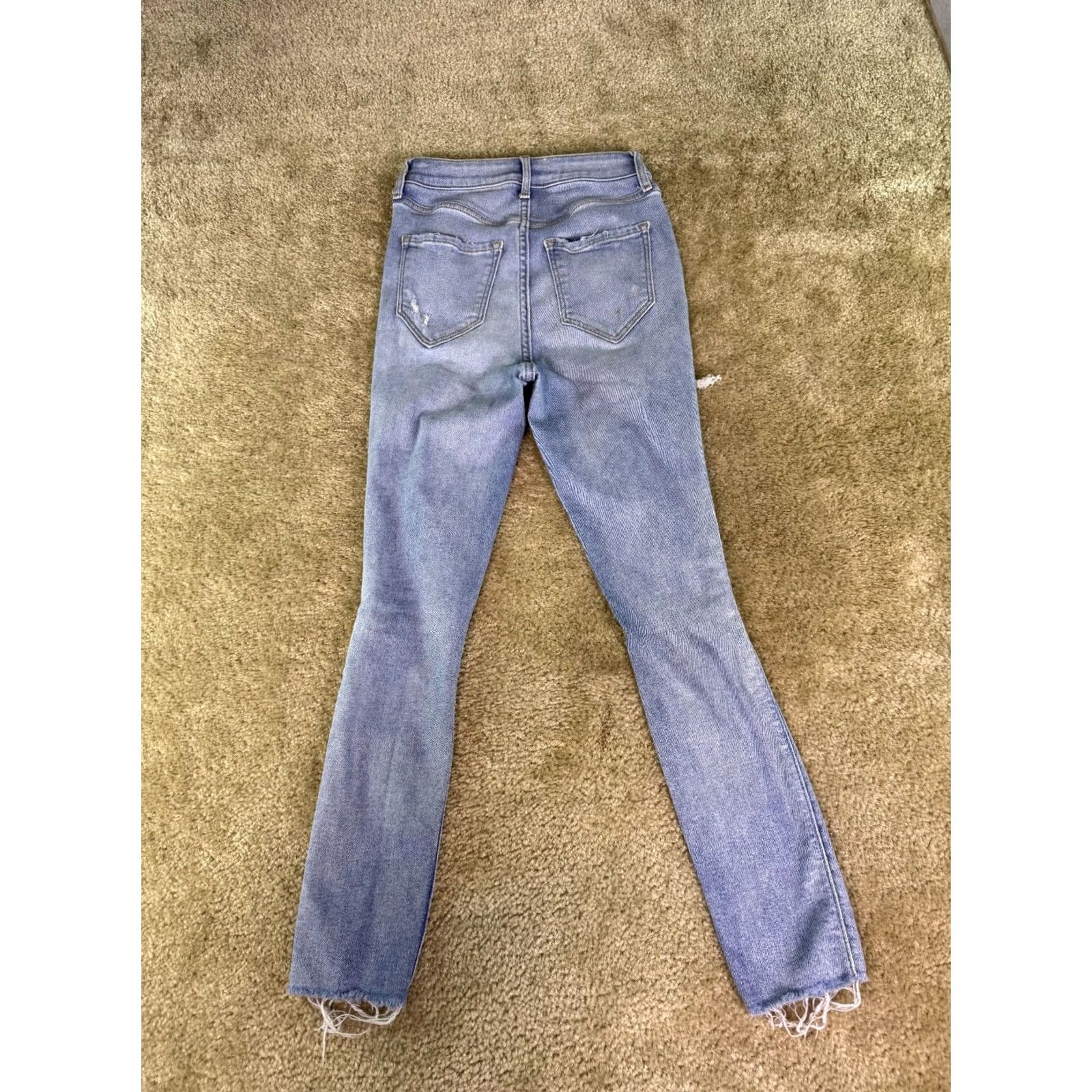 Old Navy Old Navy Jeans Women's Denim Skinny High Rise 26" Inseam 26" Blue Size 4 D877 Pockets Rockstar Slim Regular Rise >10.5 in Size 27" / US 4 / IT 40 - 4 Thumbnail