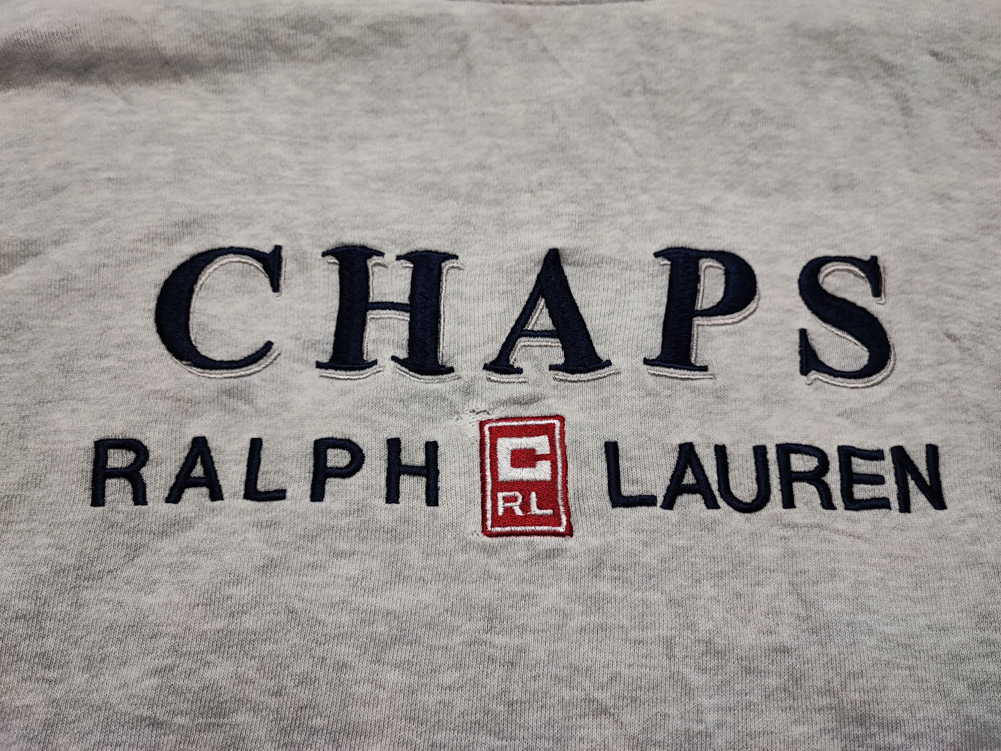 Chaps Ralph Lauren Vintage Chaps Ralph Lauren Big Flag Logo Sweatshirt Size US M / EU 48-50 / 2 - 7 Thumbnail