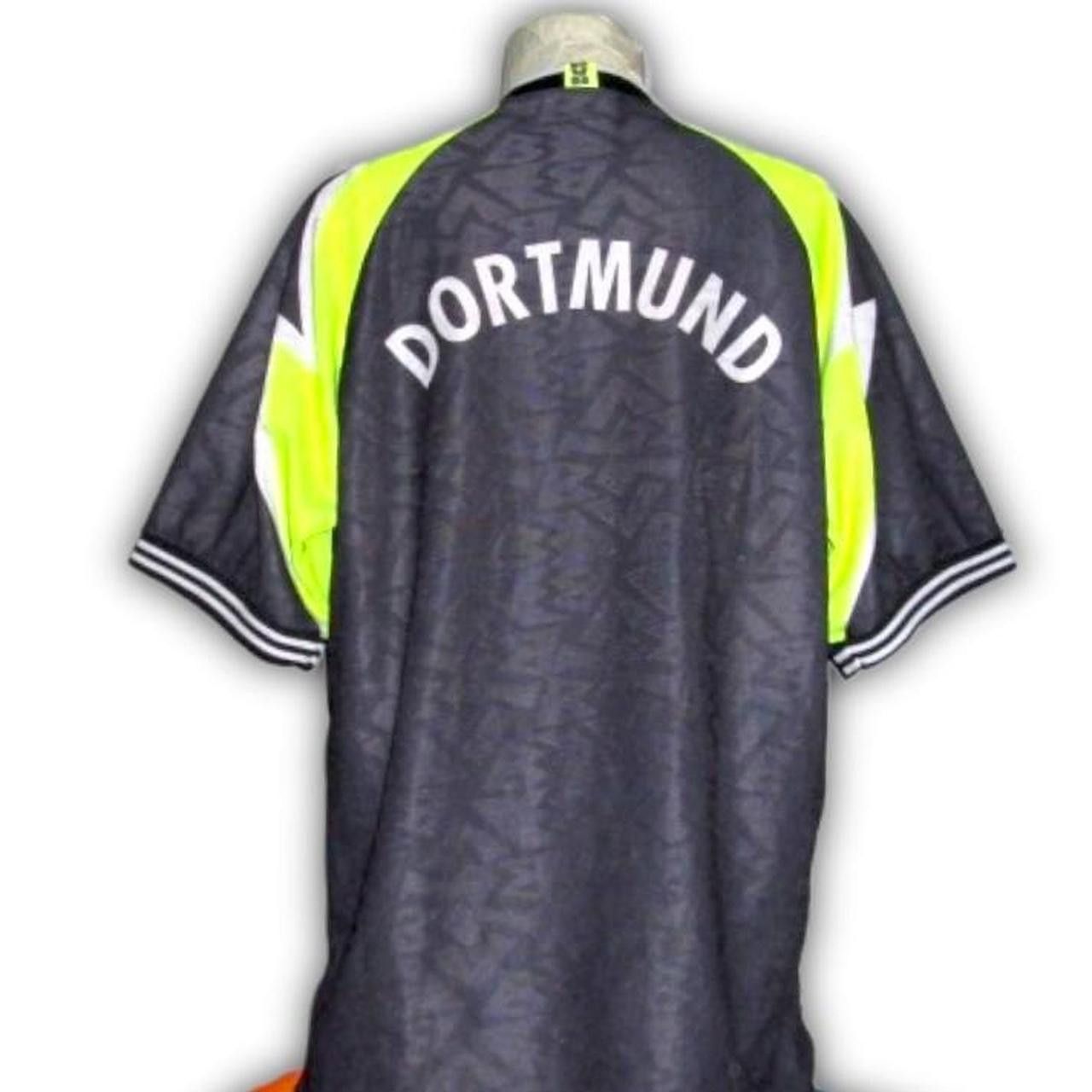 Nike BVB Borussia dortmund Germany 1995 1996 Away Shirt Jersey Size US XL / EU 56 / 4 - 3 Thumbnail