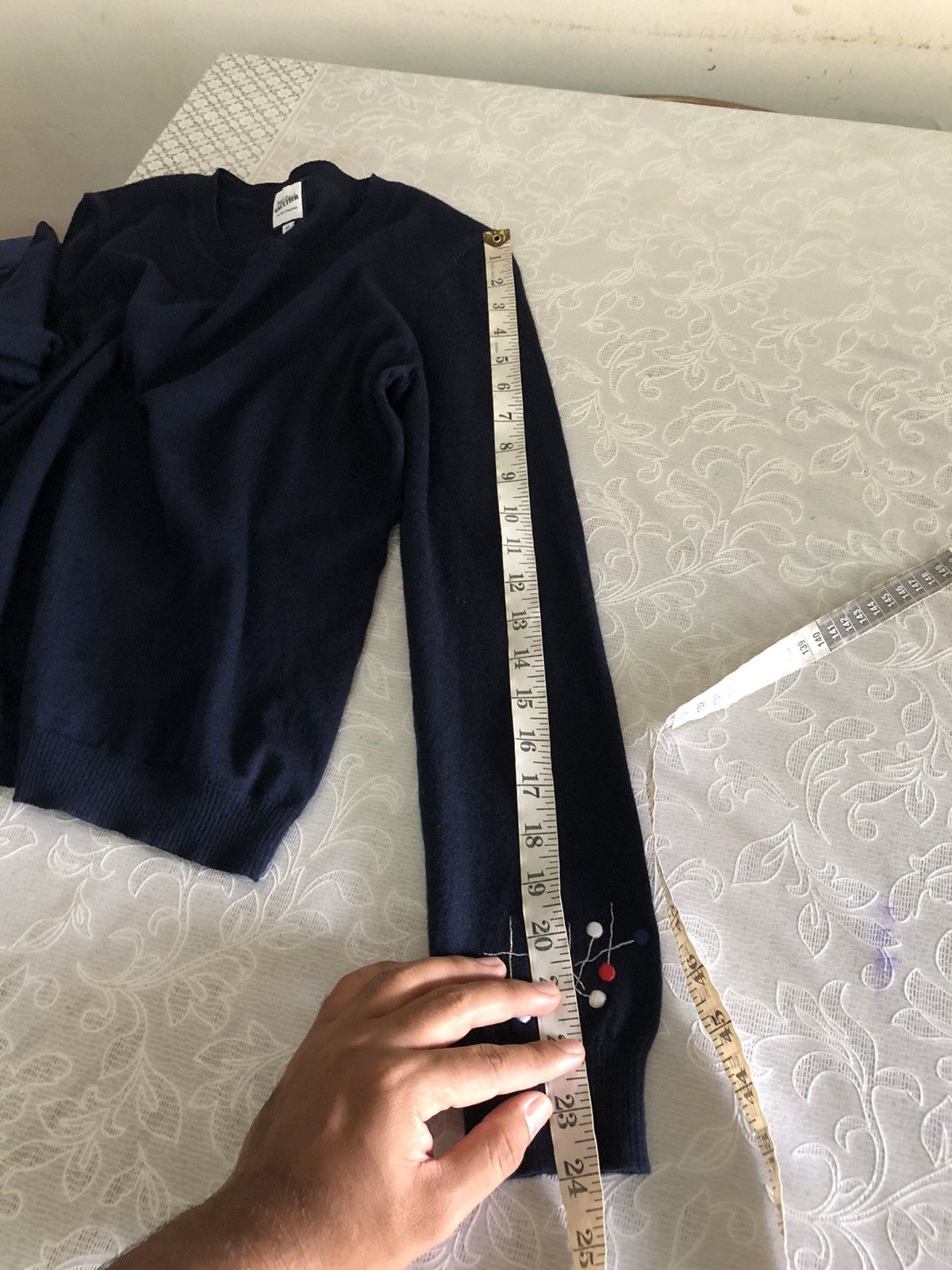 Jean Paul Gaultier Jean Paul Gaultier Blue Knit Wool Cardigan Sweater Size M / US 6-8 / IT 42-44 - 15 Thumbnail