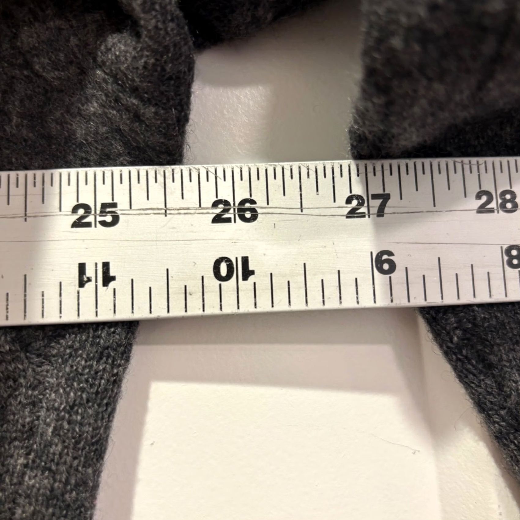 Vintage Alan Flusser Mens Cashmere Crew Neck Sweater Charcoal Gray L Knit Cable Knit Pullover Size US L / EU 52-54 / 3 - 5 Thumbnail