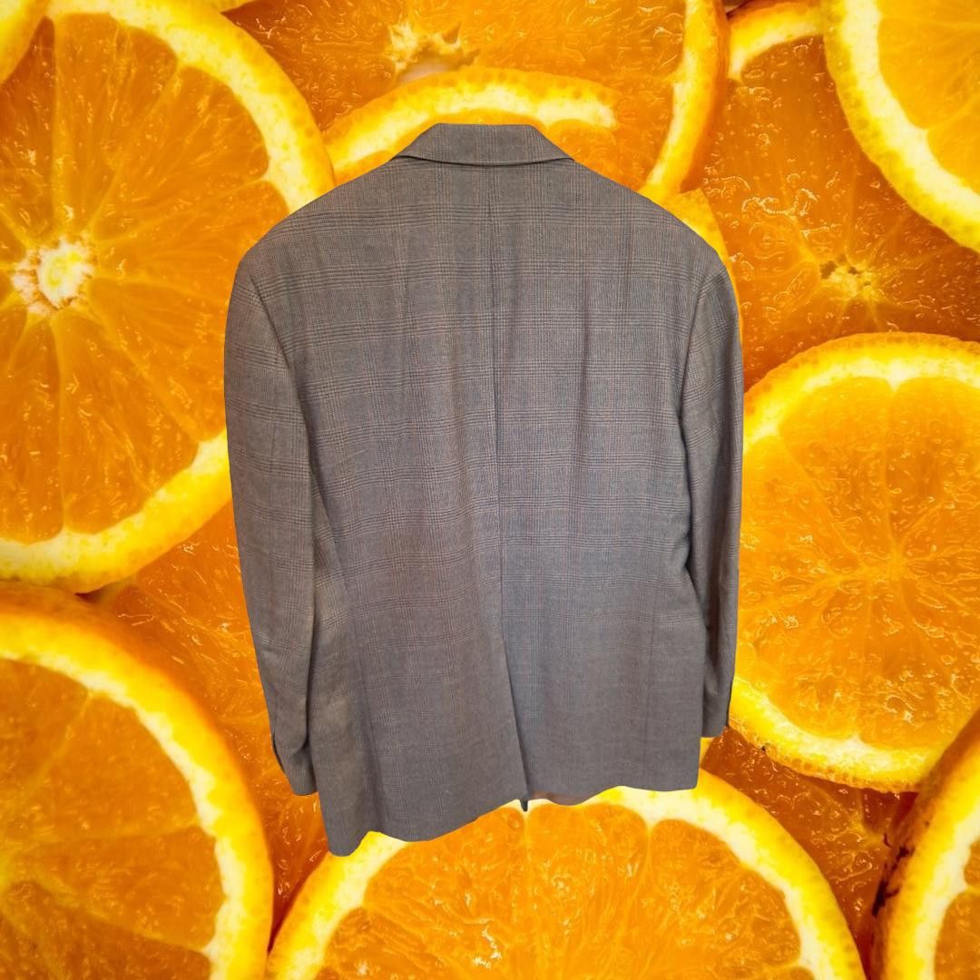 Brooks Brothers Brooks Brothers Tan Plaid 2 Button Blazer Wool/Cashmere Size 48R - 8 Thumbnail