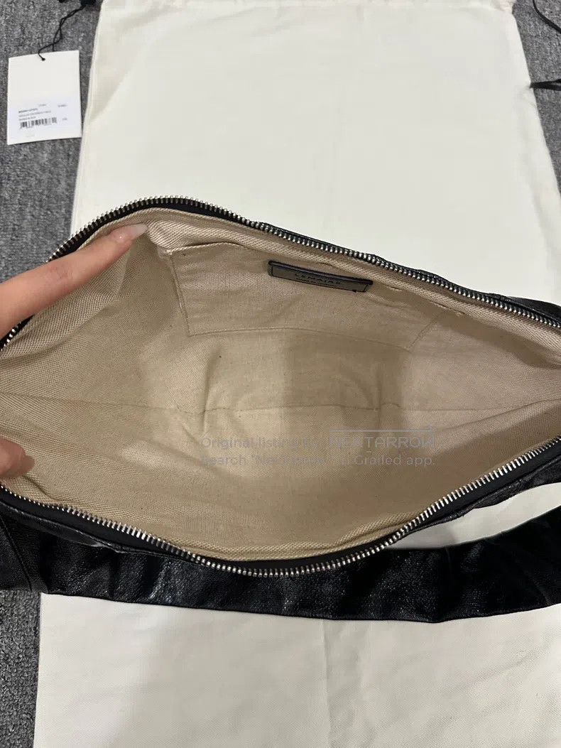 Lemaire LEMAIRE 2025SS black coated bag i Size ONE SIZE - 9 Thumbnail