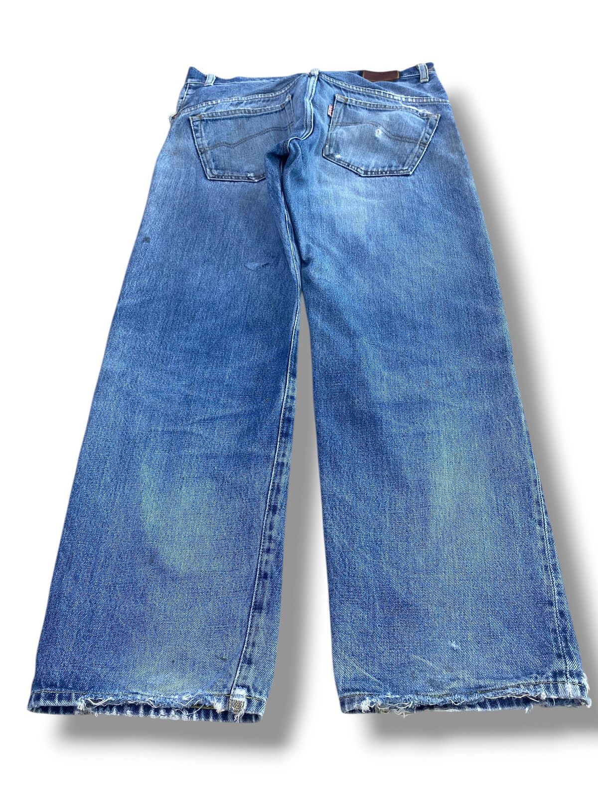 Japanese Brand Japanese Brand Distressed Ripped Style Selvedge Jeans Size US 32 / EU 48 - 3 Thumbnail
