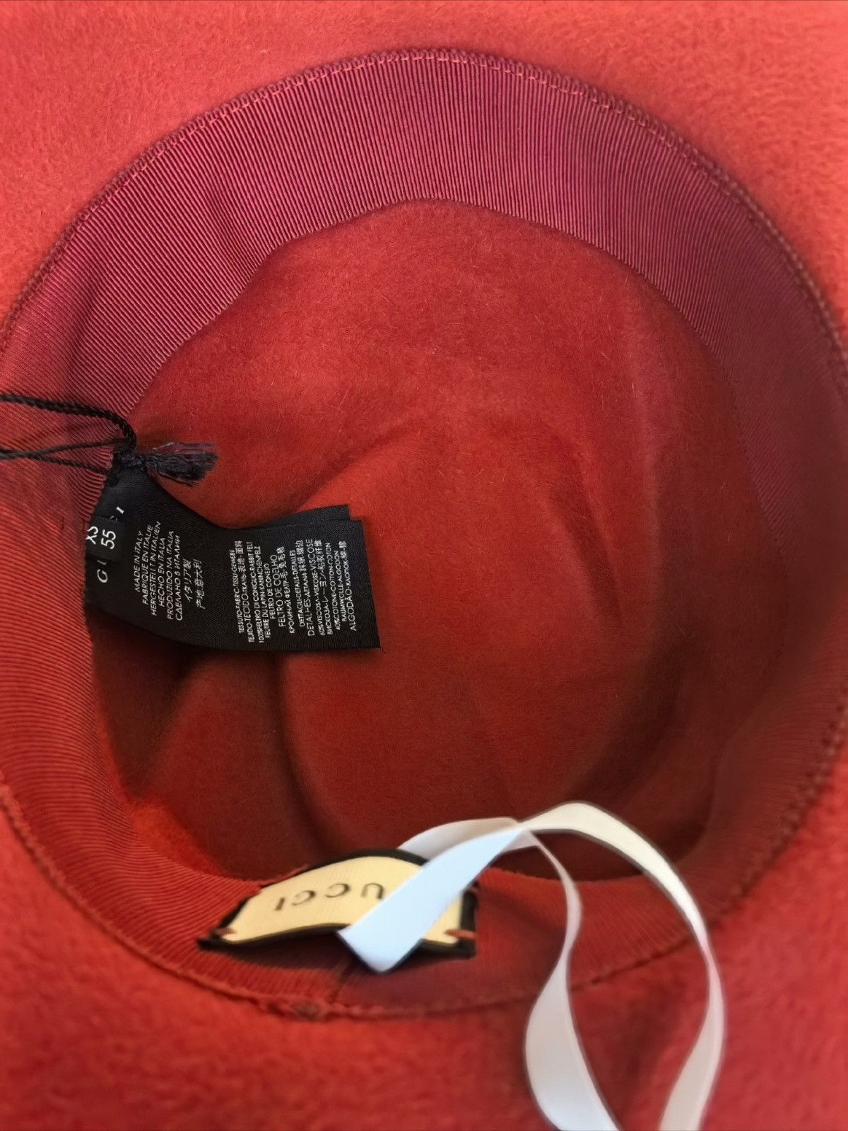 Gucci Runway wool hat red Size ONE SIZE - 4 Thumbnail