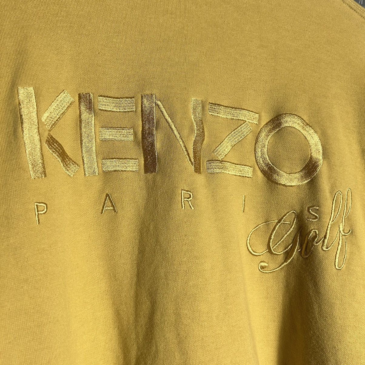 Kenzo × Vintage Vintage Kenzo Golf Big Logo Sweater Size L / US 10 / IT 46 - 6 Thumbnail