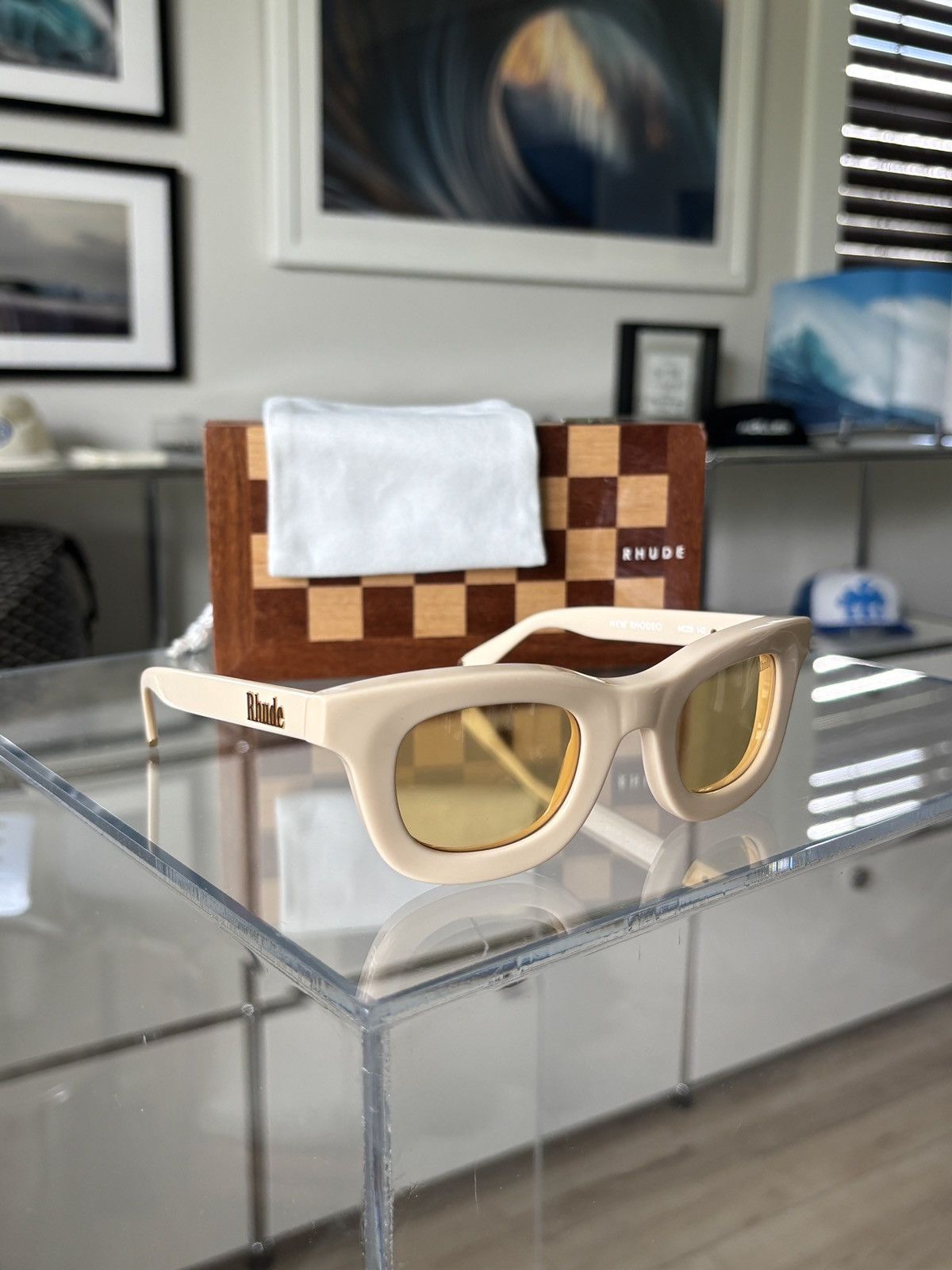 Rhude RHUDE - NEW RHODEO FRAME SUNGLASSES Size ONE SIZE - 1 Thumbnail