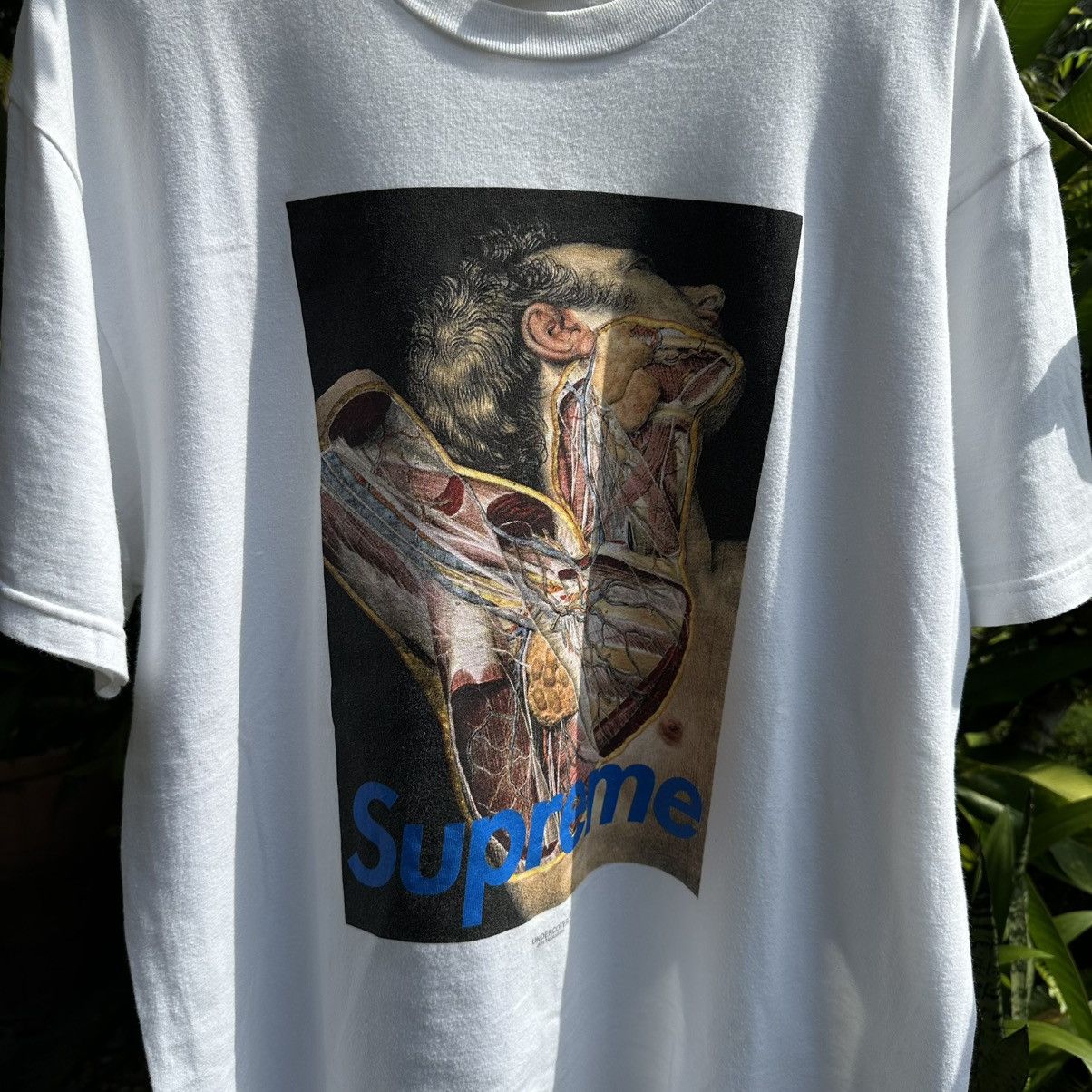 Supreme Supreme x Undercover Anatomy T-Shirt 'White Size US XL / EU 56 / 4 - 2 Thumbnail