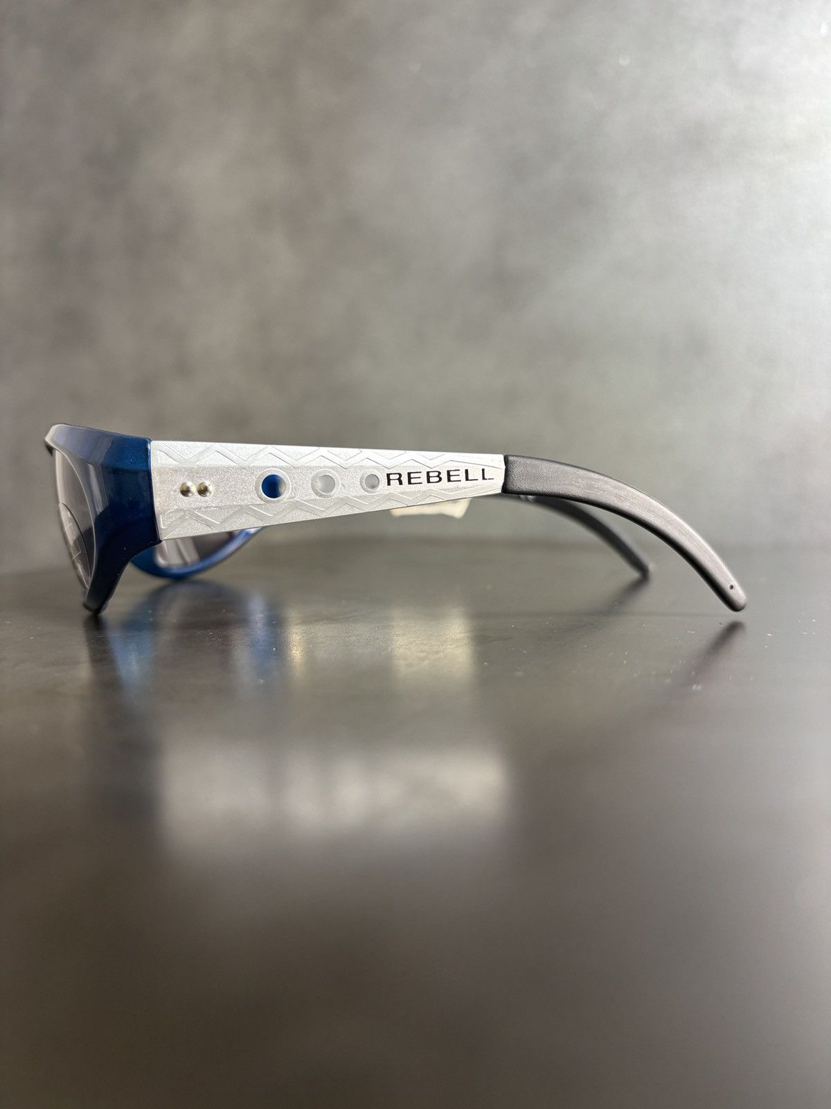 Japanese Brand × Vintage 2000s Rebell Sporty Sunglasses Diesel Look Vintage Y2K Cutie Size ONE SIZE - 4 Thumbnail