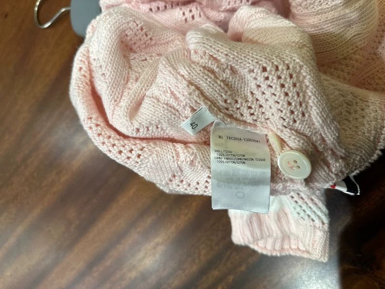 Thom Browne Thom Browne Pink short-sleeve knit Size S / US 4 / IT 40 - 6 Thumbnail