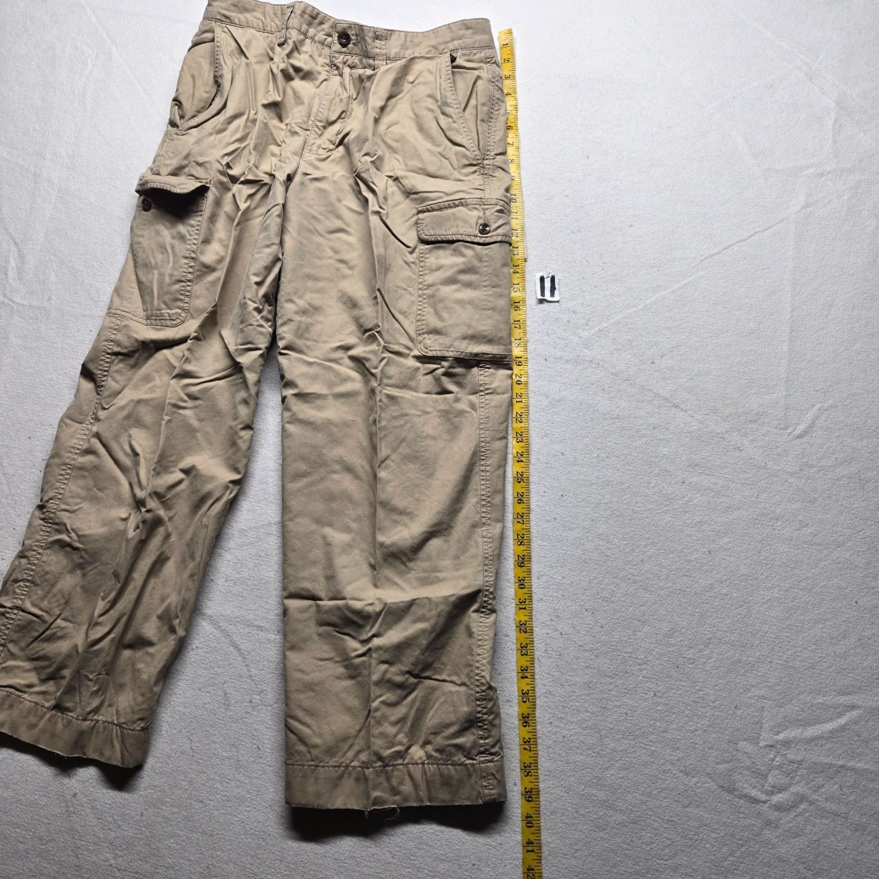 Eddie Bauer Eddie Bauer Pants Khaki Thermal Lined Outdoor Stretch Men's 35 x 32 Beige Casual Outdoor Pants Mens 35 Size US 35 - 7 Thumbnail