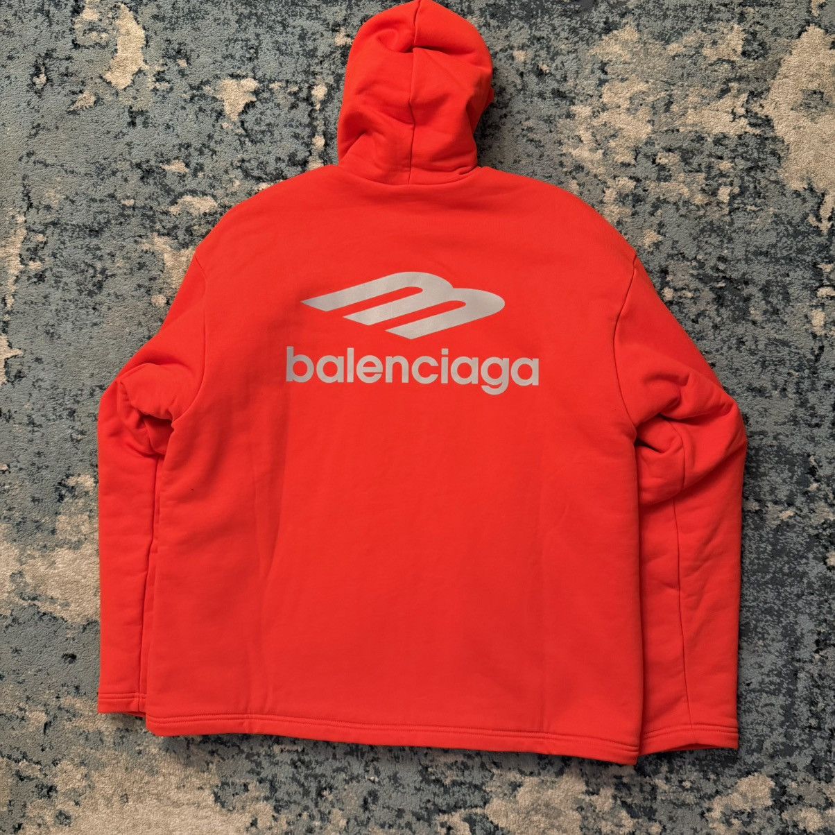Balenciaga Balenciaga 3B Sports Icon fleece hoodie Size 3 Fits XL New Size US XL / EU 56 / 4 - 2 Thumbnail