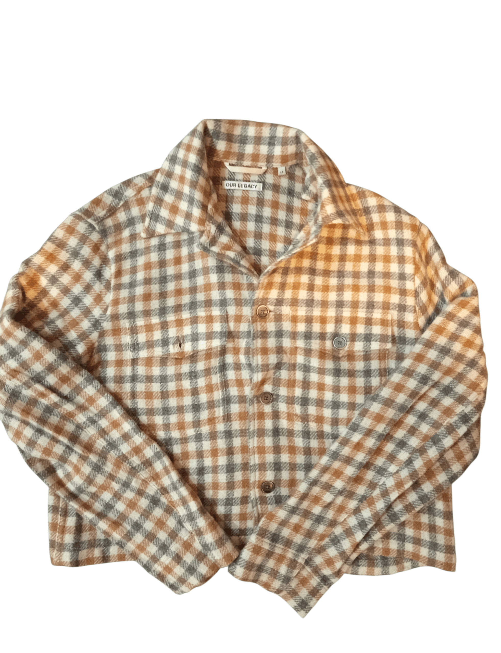 Our Legacy OUR LEGACY Evening Coach Jacket Wool Check Alpaca Size US S / EU 44-46 / 1 - 4 Thumbnail
