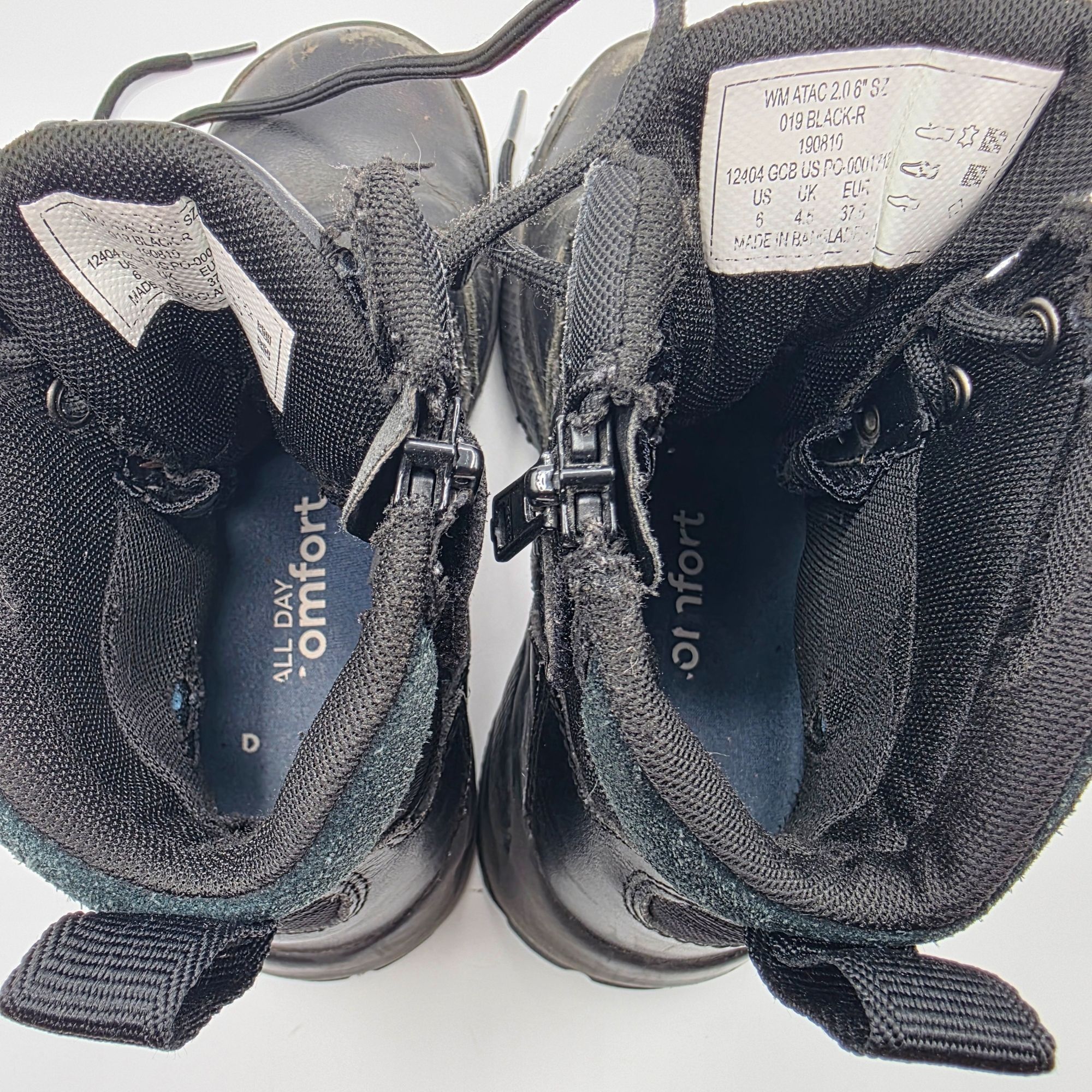 5.11 5.11 Tactical ATAC 2.0 6" Side Zip Boot Womens Size 6 Black Size US 6 / IT 36 - 6 Thumbnail