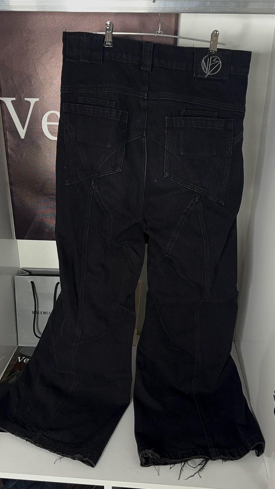 No Faith Studios ✅ No Faith Studios Washed Black Jeans M Size US 32 / EU 48 - 6 Thumbnail