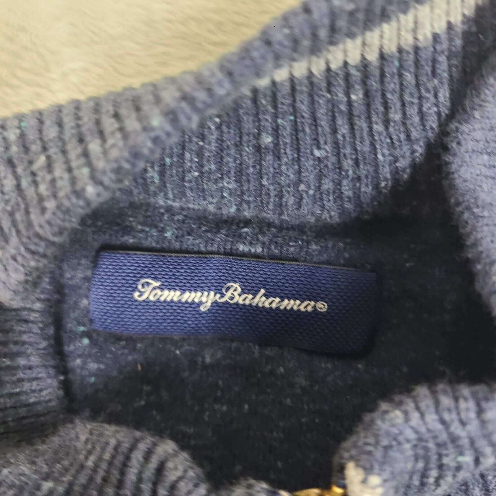 Tommy Bahama Tommy Bahama Pullover 1/4 Zip Sweater X- Large Cashmere Cott Size US XL / EU 56 / 4 - 3 Thumbnail