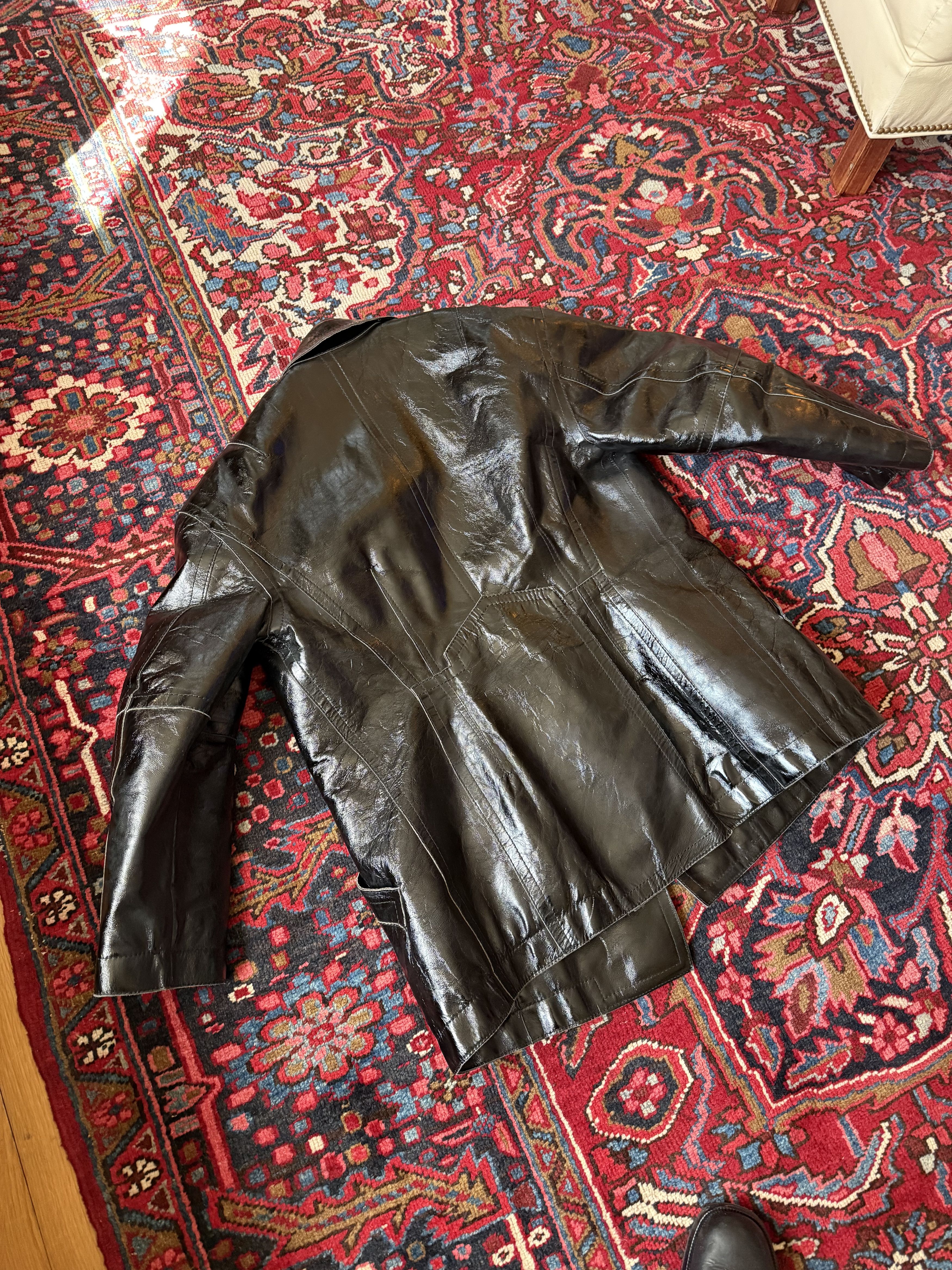 Dirk Bikkembergs Vintage Padded Leather Coat Size US L / EU 52-54 / 3 - 12 Thumbnail