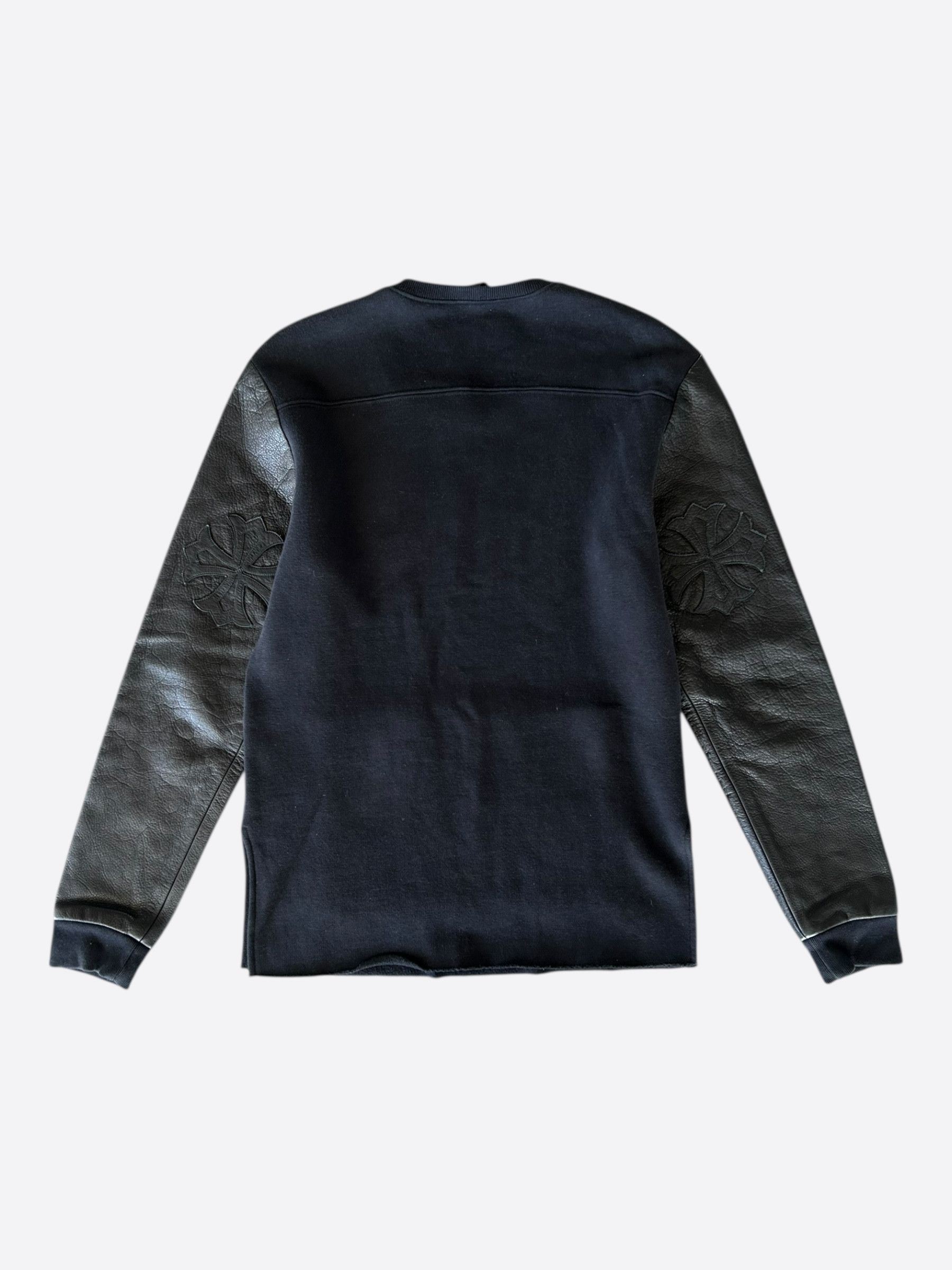 Chrome Hearts Chrome Hearts Black Leather Triple Cross Sweater Size US S / EU 44-46 / 1 - 2 Thumbnail
