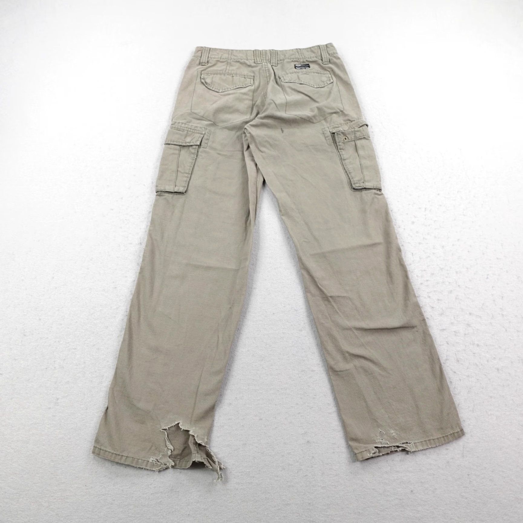 Oakley OAKLEY Cargo Pants Men's 30x32 Green Ripstop Utility Distressed Relaxed Fit Tactical Size US 30 / EU 46 - 6 Thumbnail