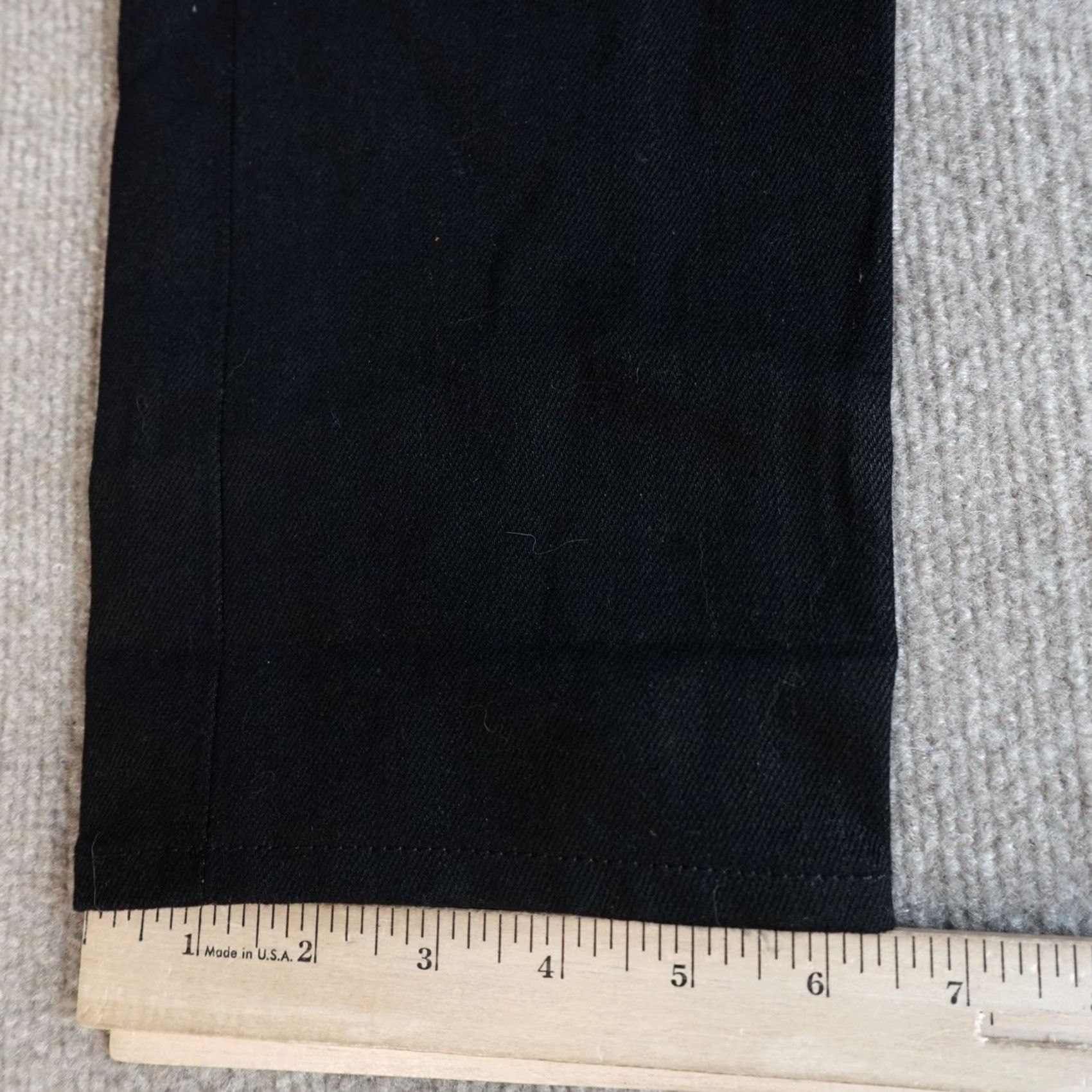 Vintage AG Adriano Goldschmied Jeans Womens 29 Black High Rise Slim Selvedge Kaihara USA Jeans Women Slim 29 Black Size 29" - 6 Thumbnail