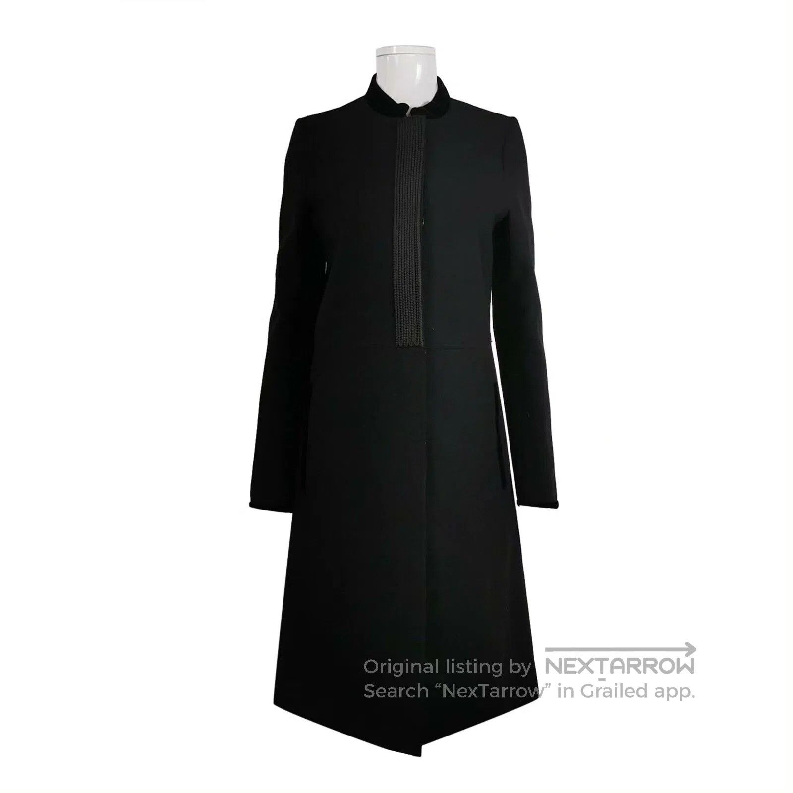 Bottega Veneta Bottega Veneta Black Wool Coat Size 38. Size S / US 4 / IT 40 - 1 Thumbnail