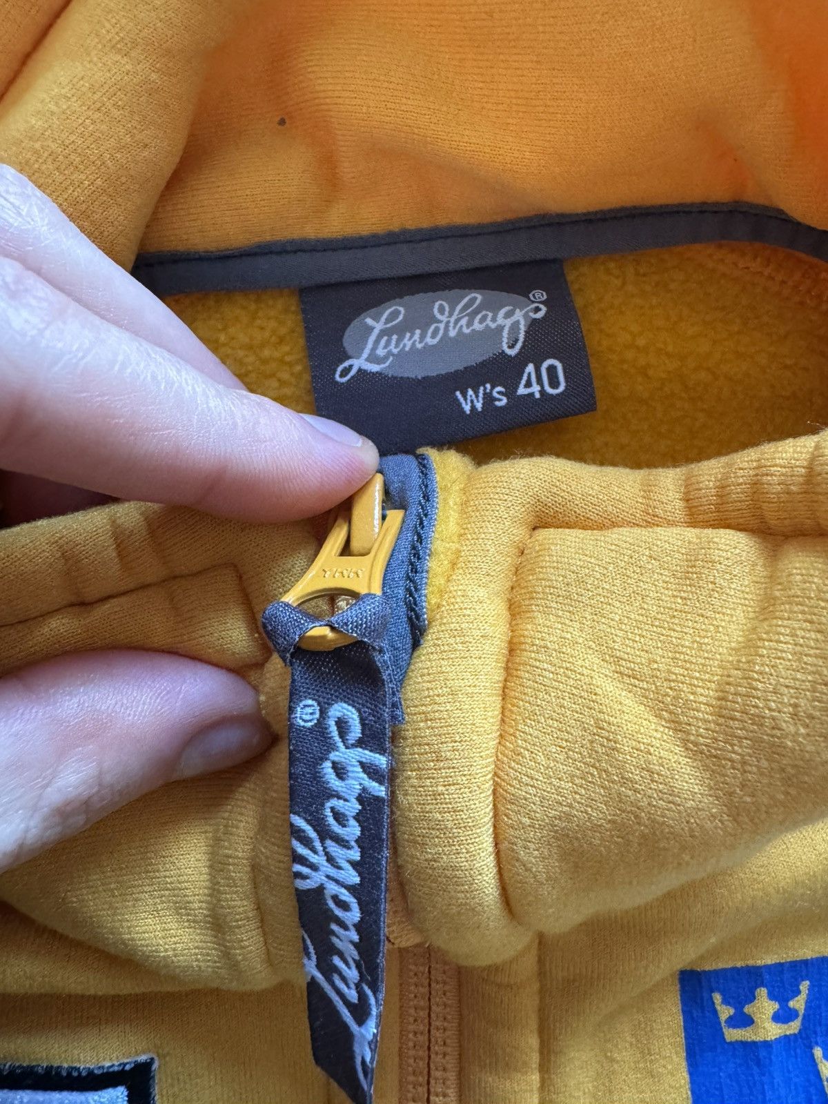 Vintage RARE SWEDEN CURLING VINTAGE SPORT ZIP UP SWEATSHIRT Size US S / EU 44-46 / 1 - 6 Thumbnail
