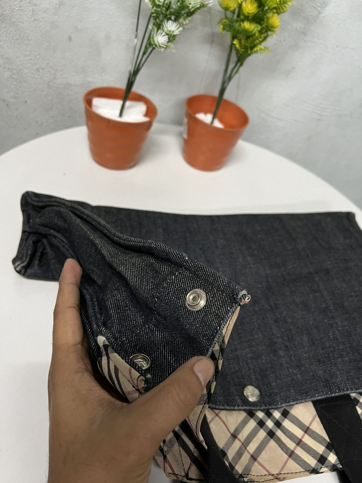 Burberry Vintage Burberry Denim nova Check Size ONE SIZE - 8 Thumbnail
