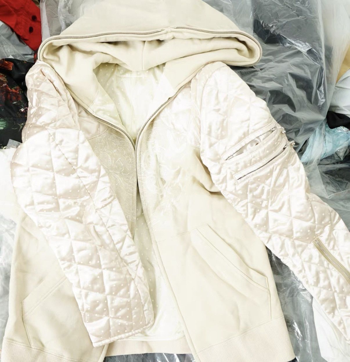 Comme des Garcons Comme des Garçons Panel Sleeve Hooded Sweatshirt Size US S / EU 44-46 / 1 - 5 Thumbnail