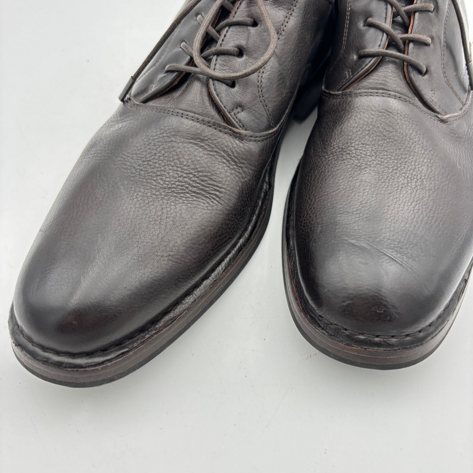 John Varvatos John Varvatos Derby Shoes Men's 11 Brown Leather Oxfords Size US 11 / EU 44 - 10 Thumbnail