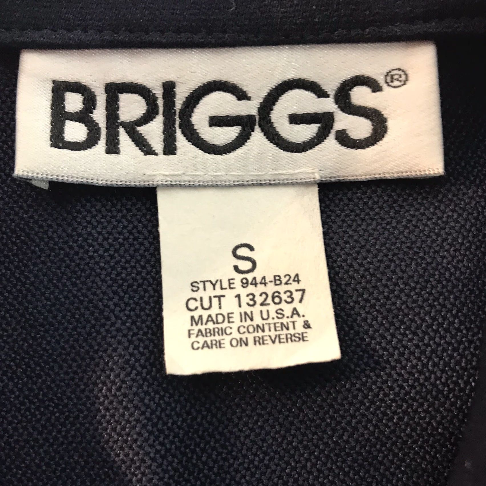 Vintage Vintage Briggs Navy Full Button Lightweight Dress Jacket Womens Size S USA Size S / US 4 / IT 40 - 7 Thumbnail