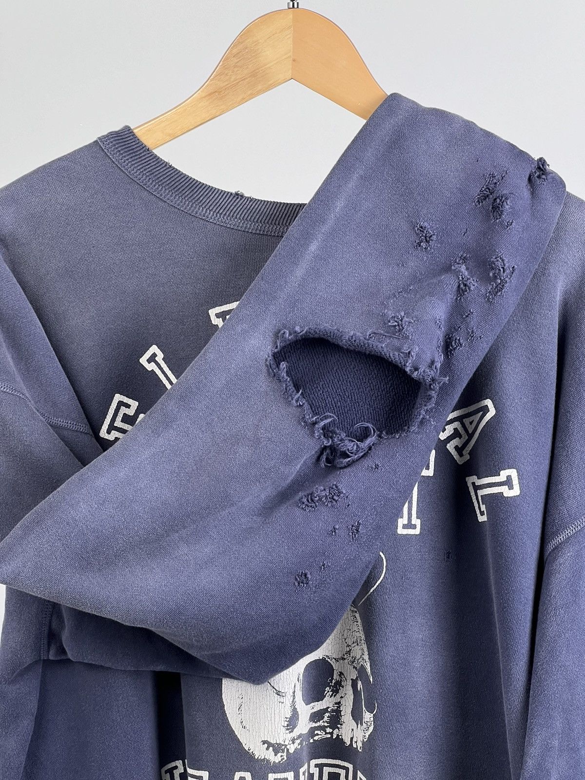 Saint Michael Distressed college sweatshirt XL Size US XL / EU 56 / 4 - 3 Thumbnail