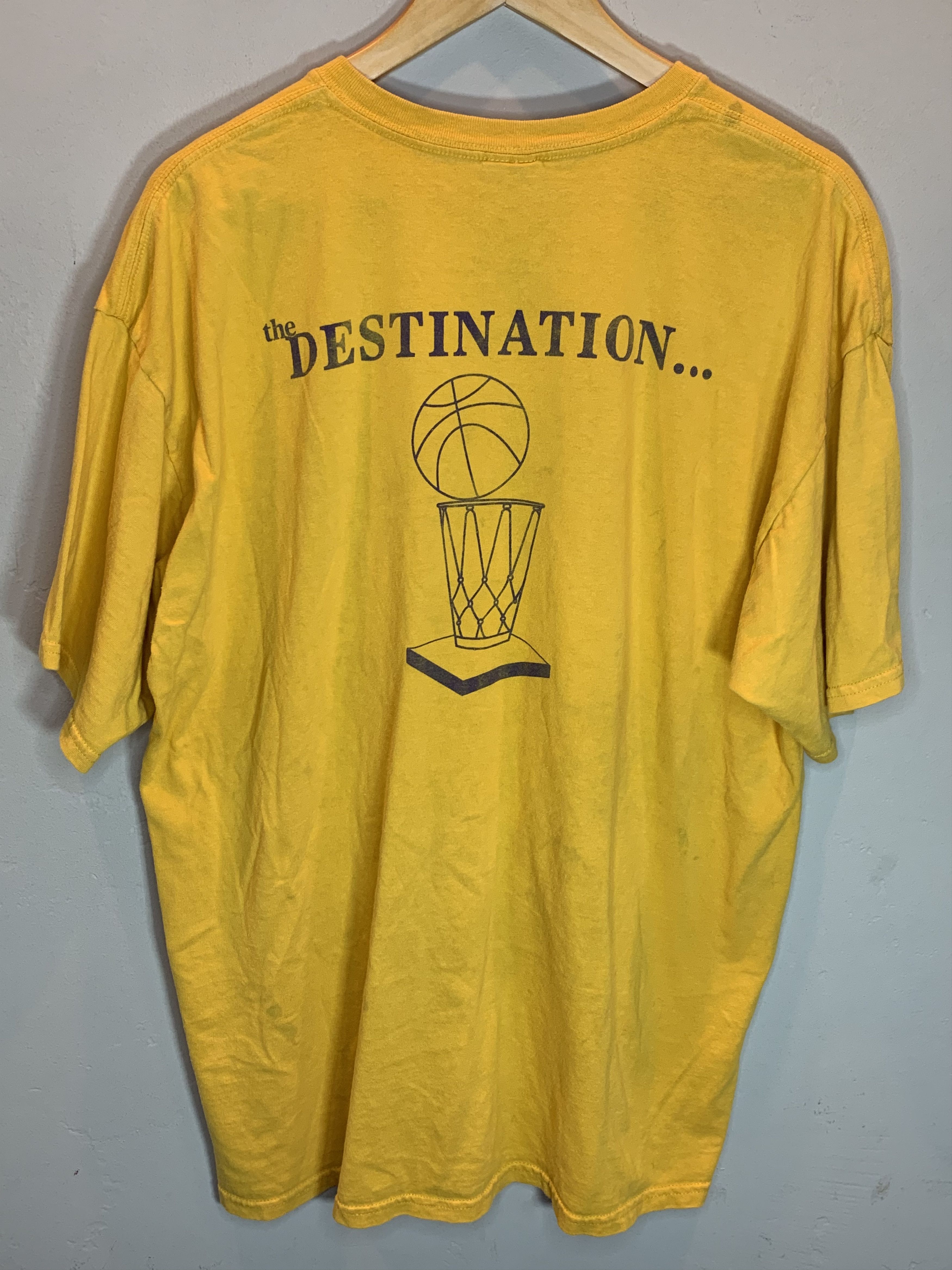 Vintage RARE* Vintage Los Angeles Lakers LA Journey Continues Shirt Size US XL / EU 56 / 4 - 2 Thumbnail