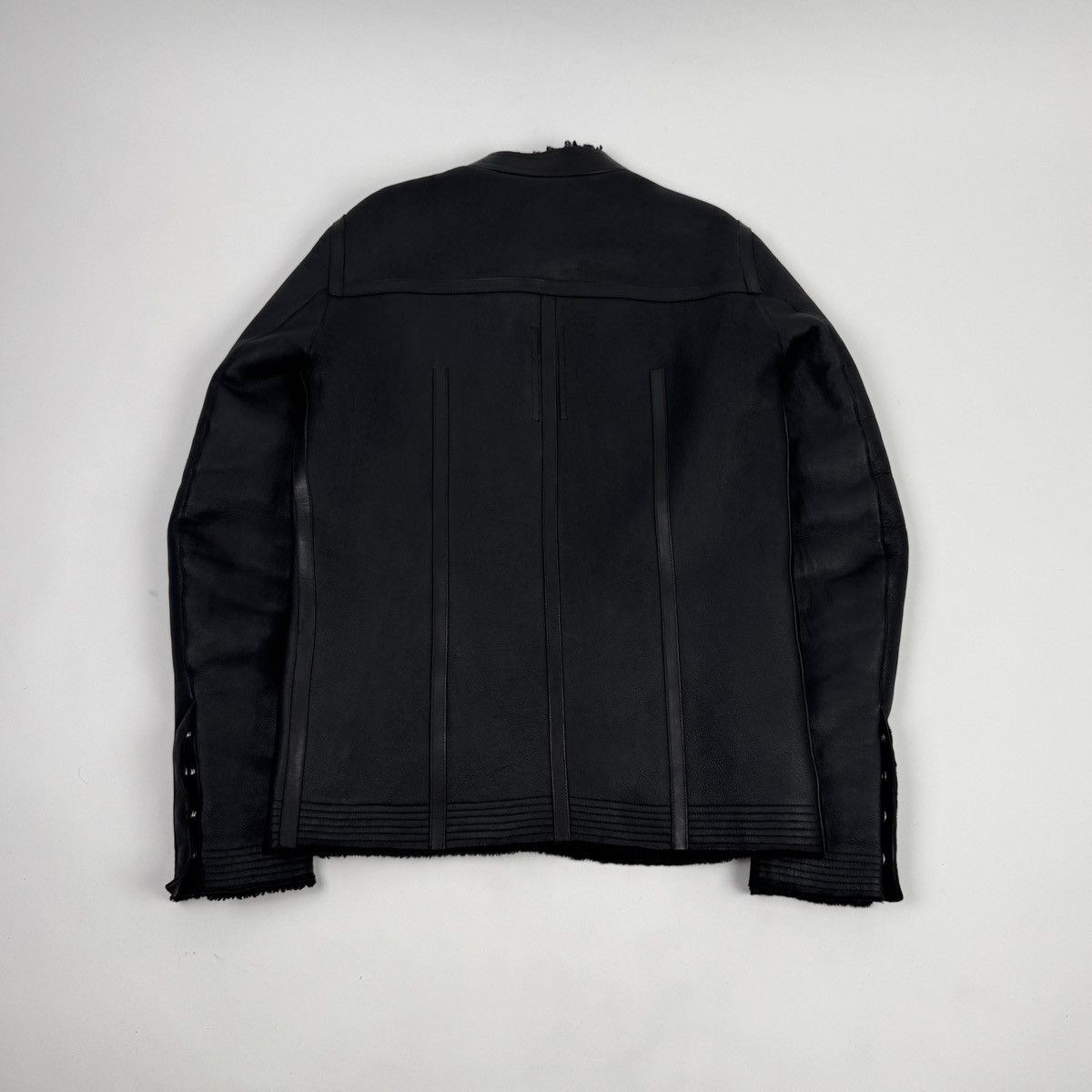 Rick Owens Rick Owens FW16 Mastodon Black Shearling Jacket Size US M / EU 48-50 / 2 - 5 Thumbnail