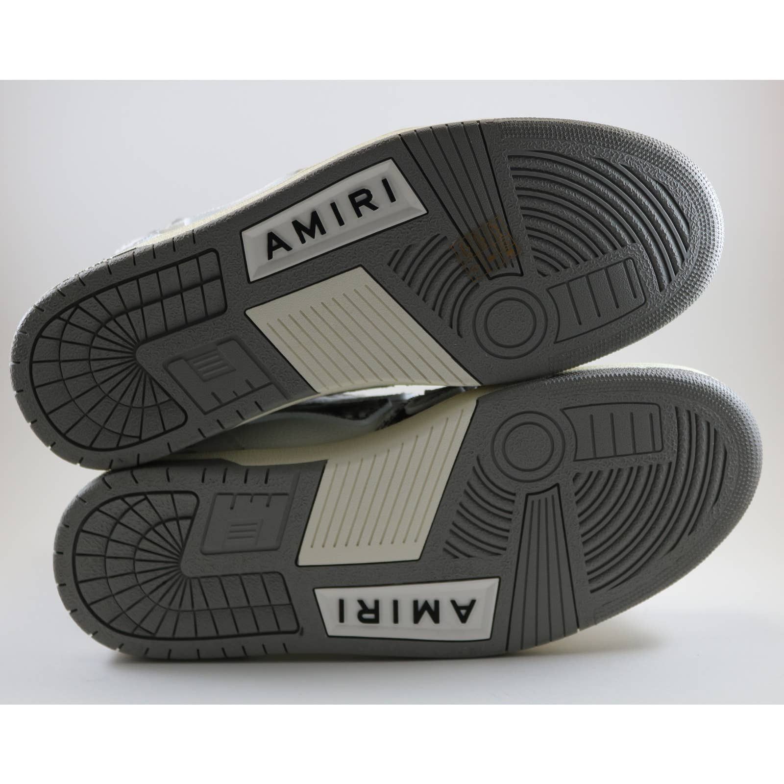 Amiri Amiri Skel Top Tie Dye White Black Sneakers Hi Brand New Size US 12 / EU 45 - 7 Thumbnail