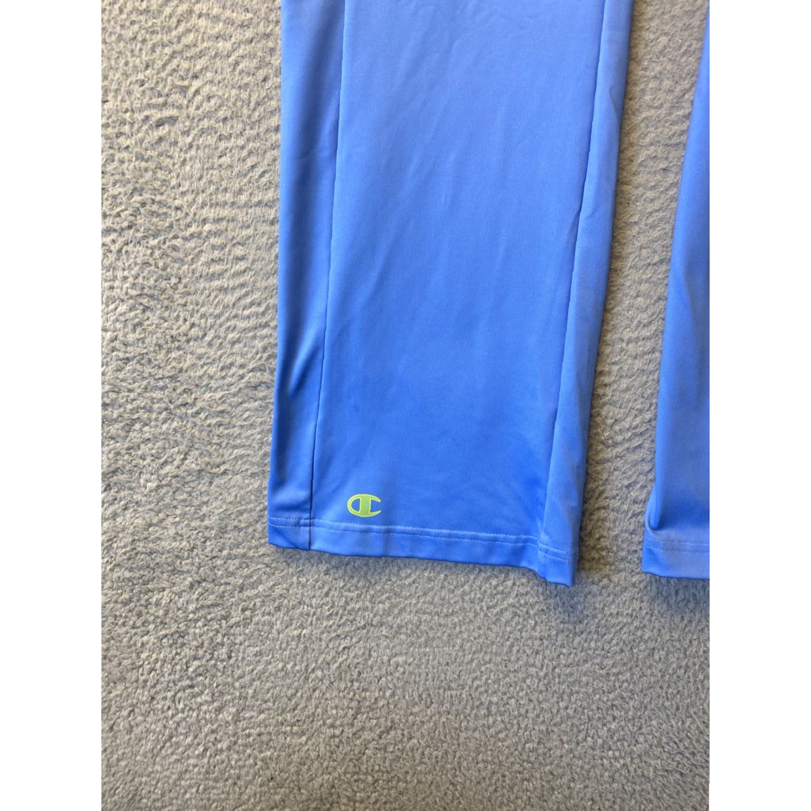 Champion Champion Women's Pants S Blue Wide Leg Athletic Running Jogging Track Pants Size 28" / US 6 / IT 42 - 2 Thumbnail