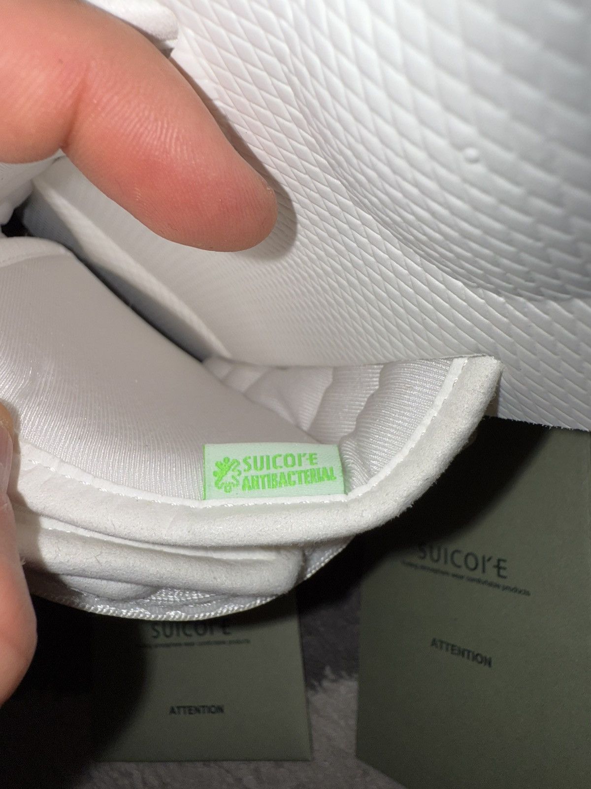 Designer Suicoke Moto Cab OG-056 White Slides Sandals Size US 6 / IT 36 - 17 Thumbnail