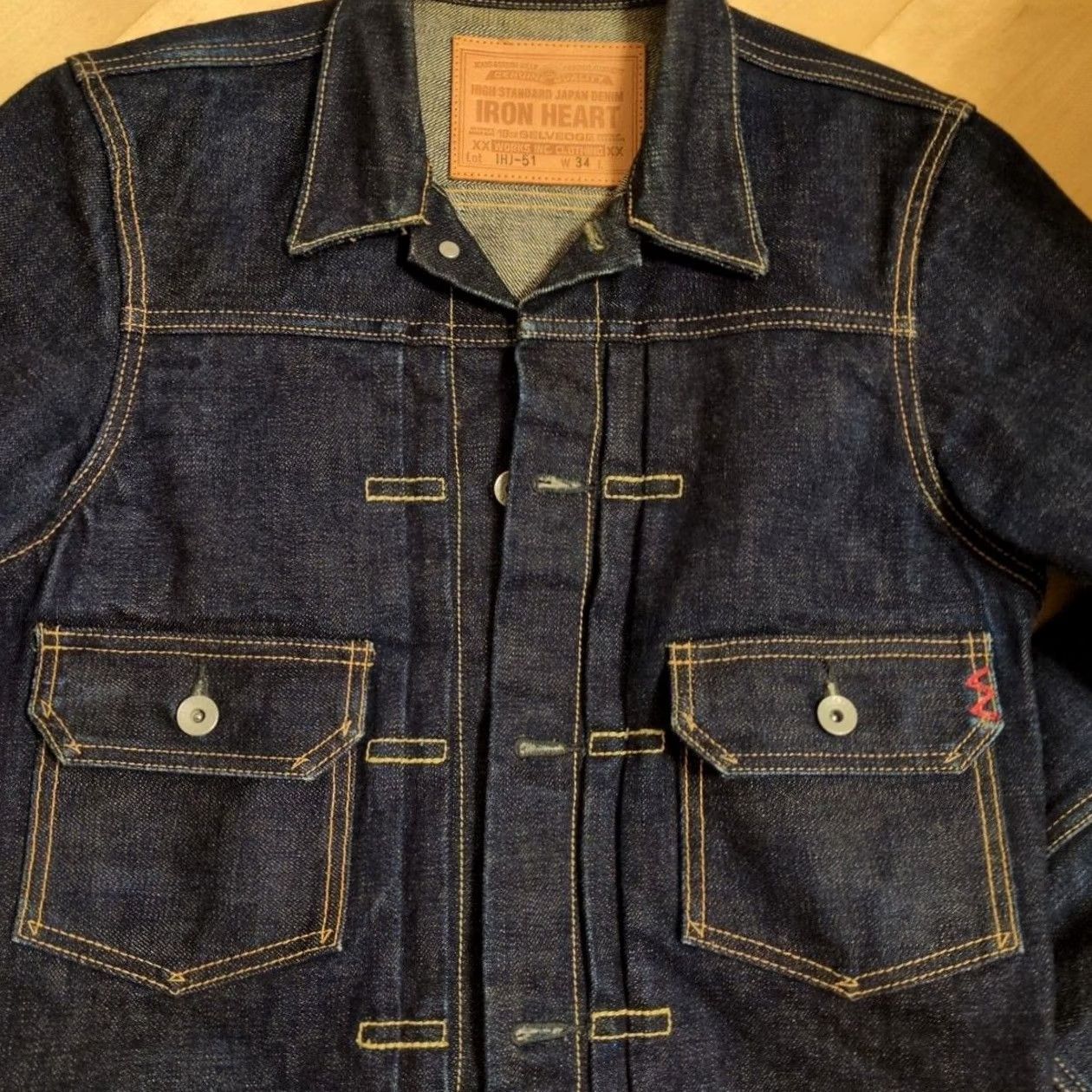 Iron Heart Iron Heart IHJ-51 Denim Jacket Mens M Indigo 18oz 2nd Type Size US M / EU 48-50 / 2 - 2 Thumbnail