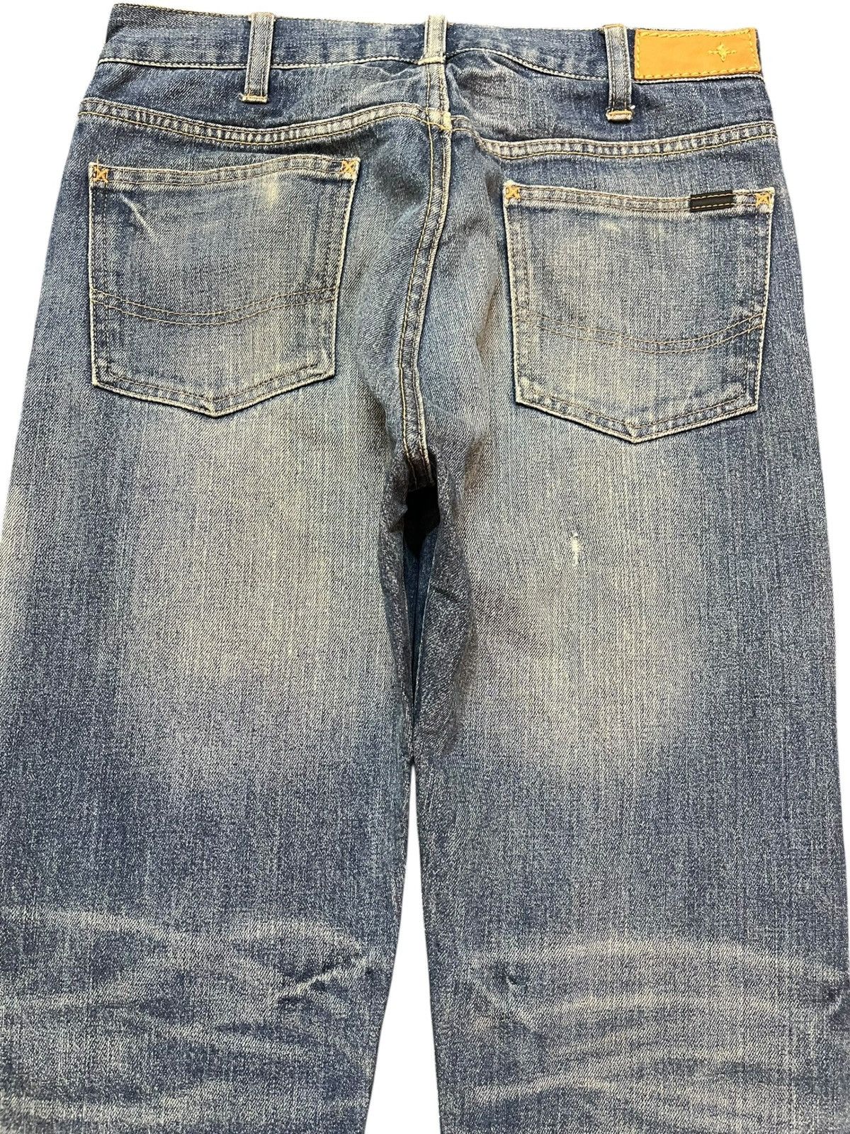 Beams Japan Vintage Beams Selvedge Slim Fit Whiskers Denim Size US 29 - 9 Thumbnail