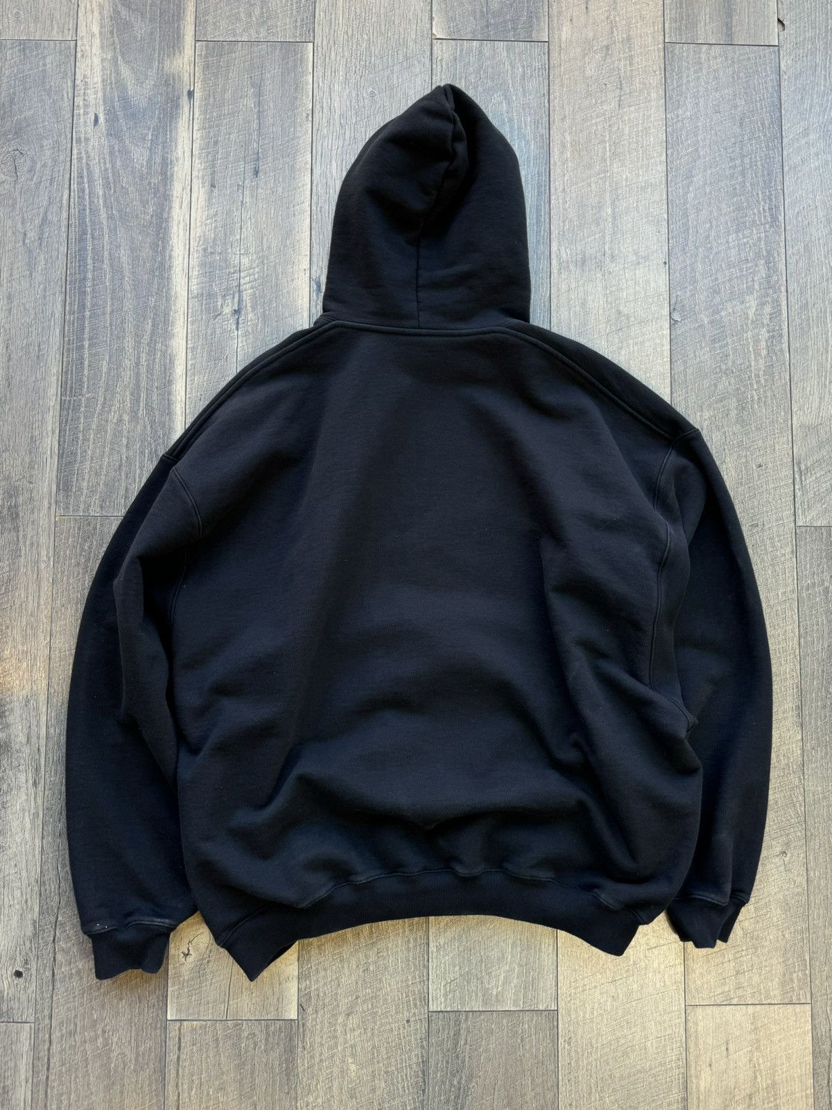 Vetements Vetements Paris Logo Black Oversized Hoodie - Medium Size US M / EU 48-50 / 2 - 4 Thumbnail