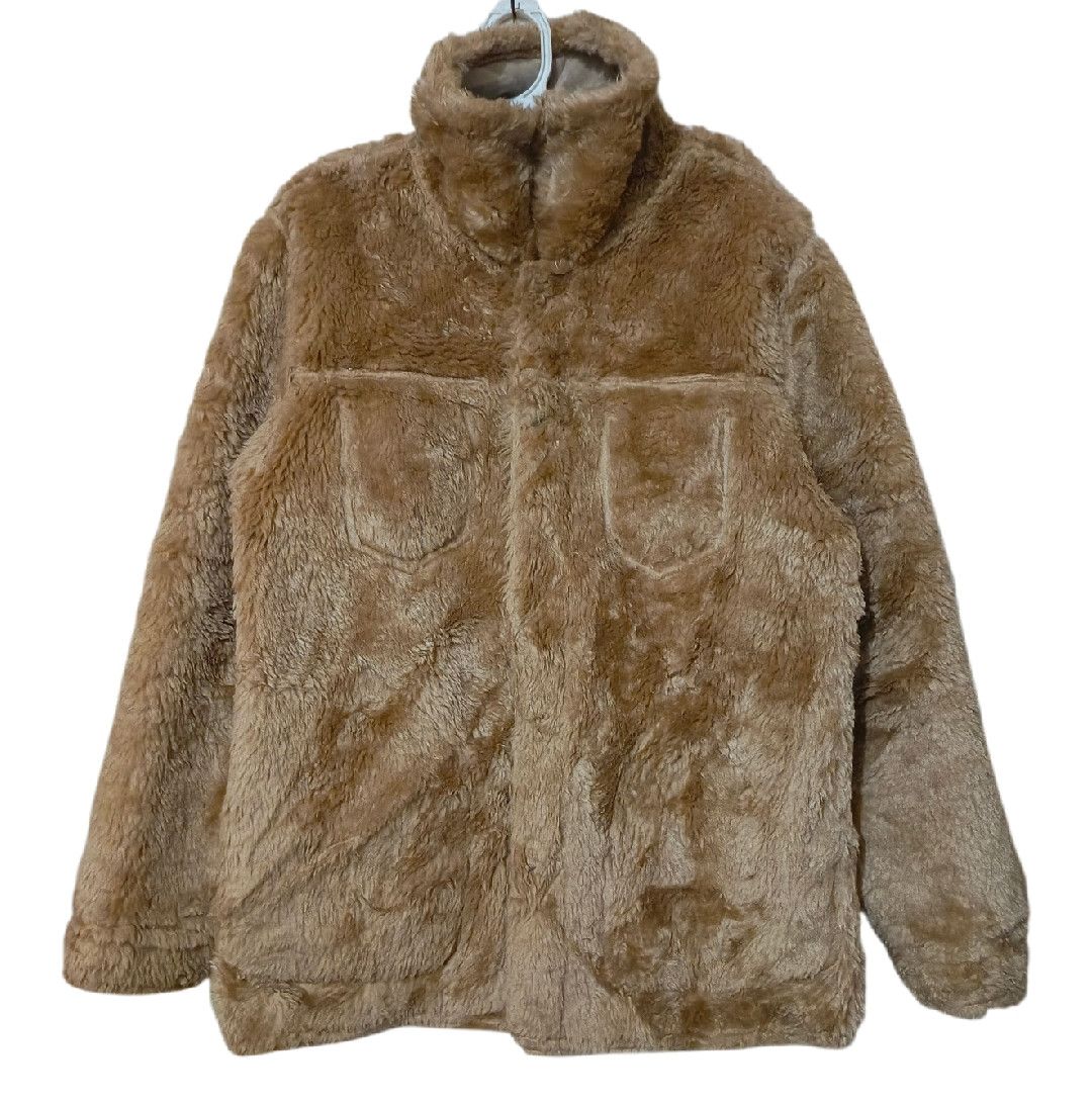 14th Addiction Japanese~ Crazy Fur Body Wave shearling Leather Suede Jacket Size US L / EU 52-54 / 3 - 2 Thumbnail